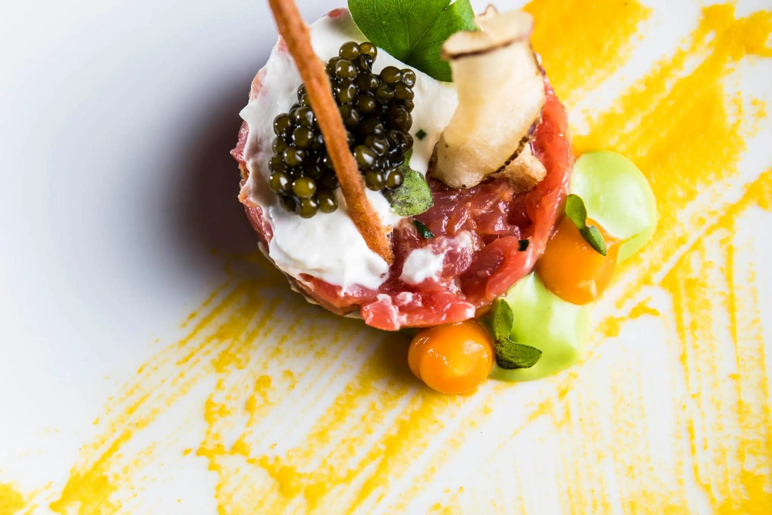 Food close-up in Romantik Hotel & Restaurant Stafler