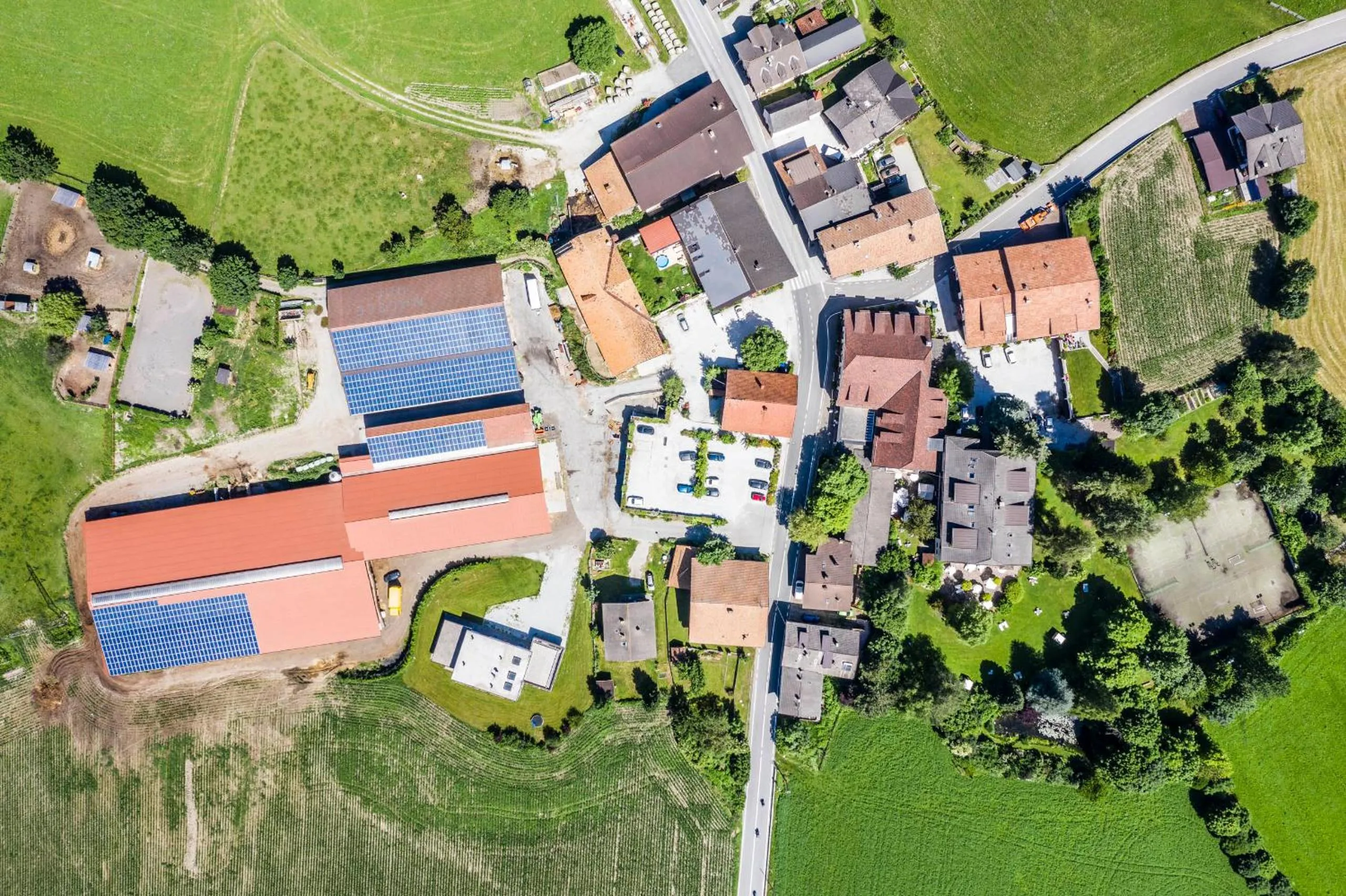 Bird's eye view in Romantik Hotel & Restaurant Stafler