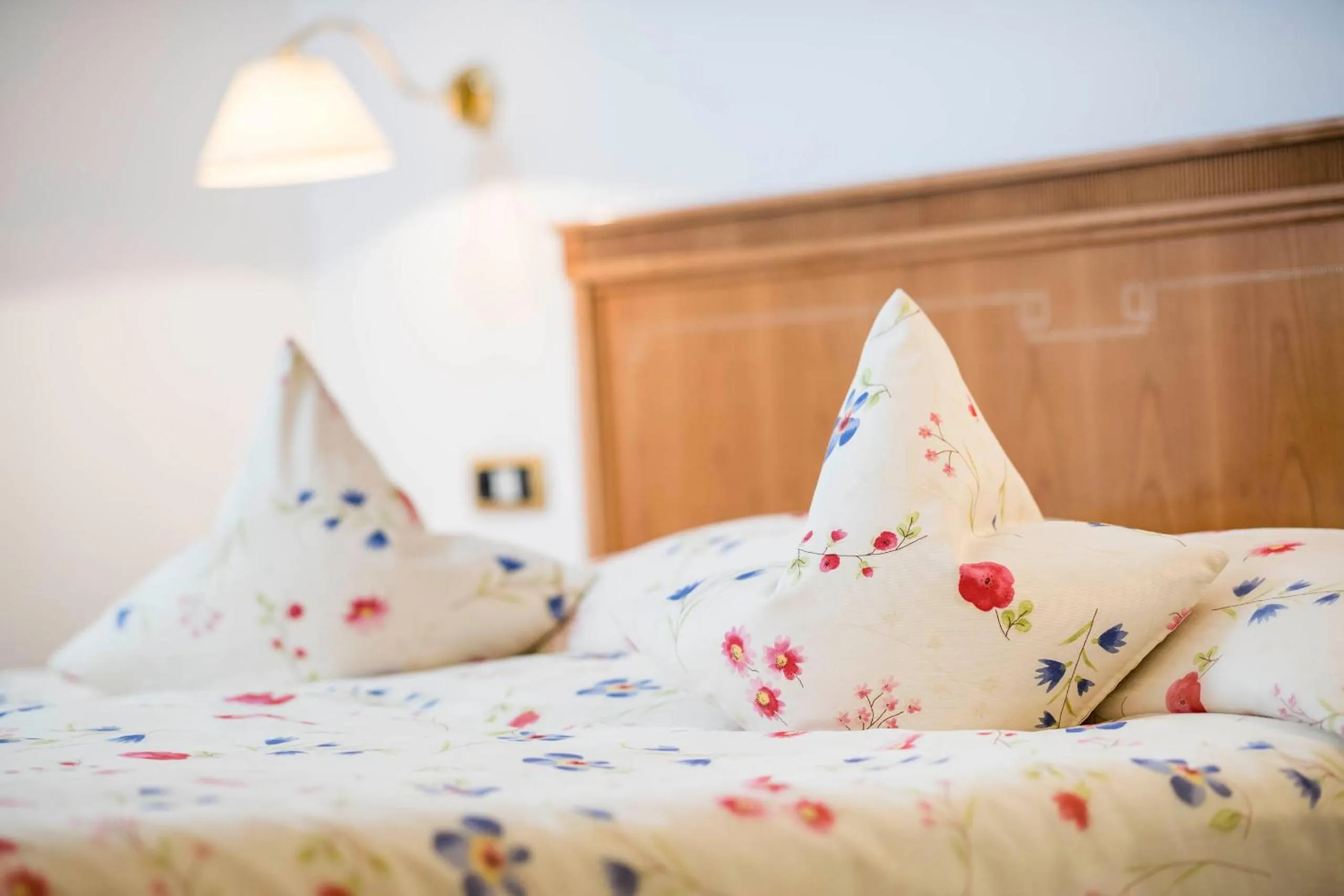 Bed in Romantik Hotel & Restaurant Stafler