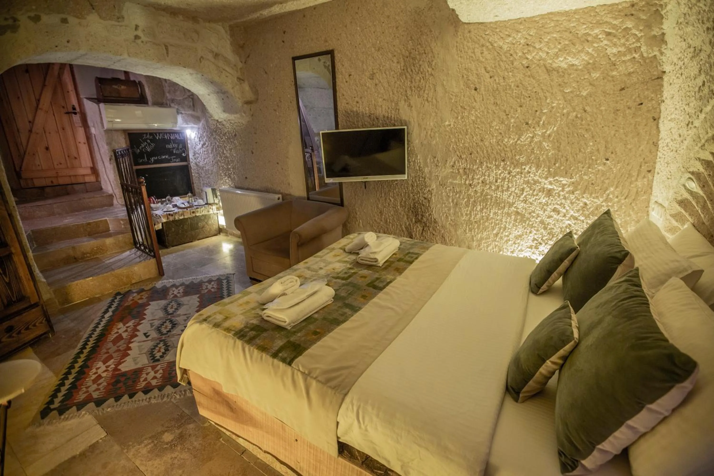 Bed in Wish Cappadocia Luxury Boutique Chain Hotels