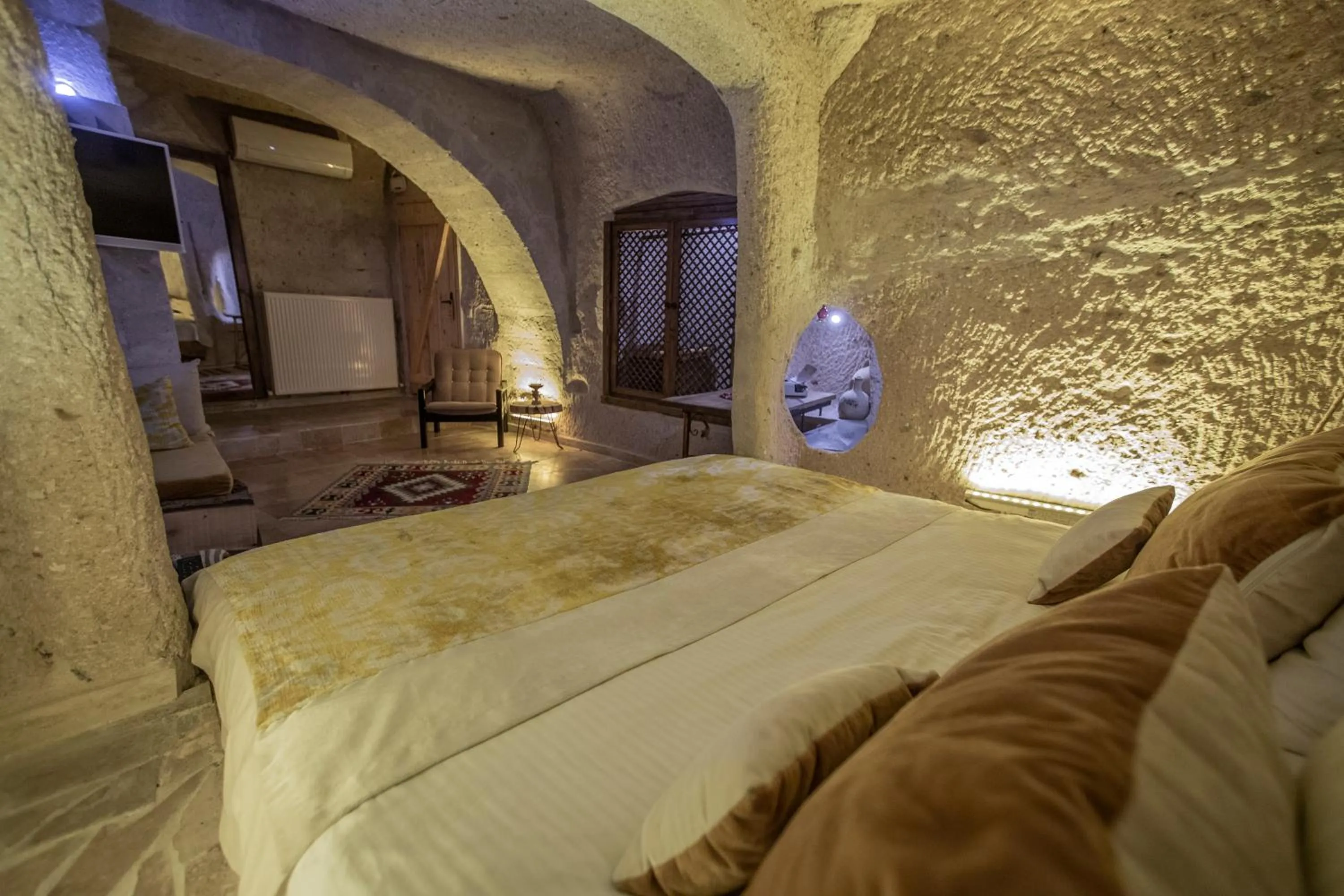 Bed in Wish Cappadocia Luxury Boutique Chain Hotels