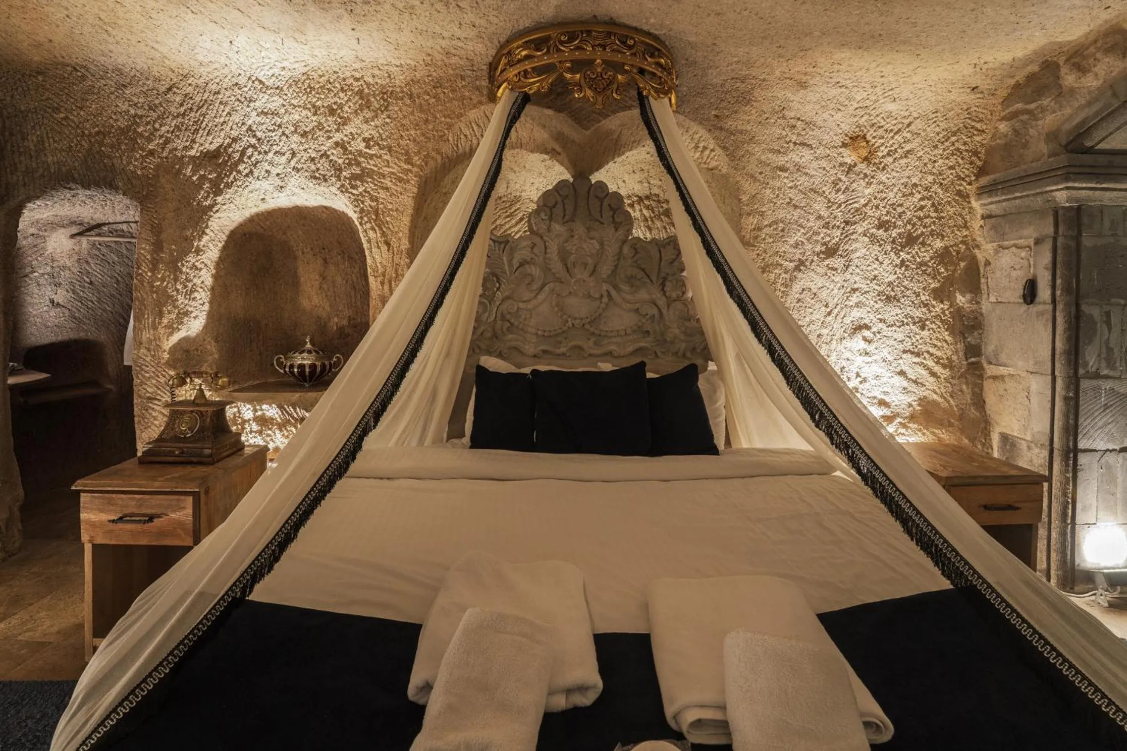 Bed in Wish Cappadocia Luxury Boutique Chain Hotels
