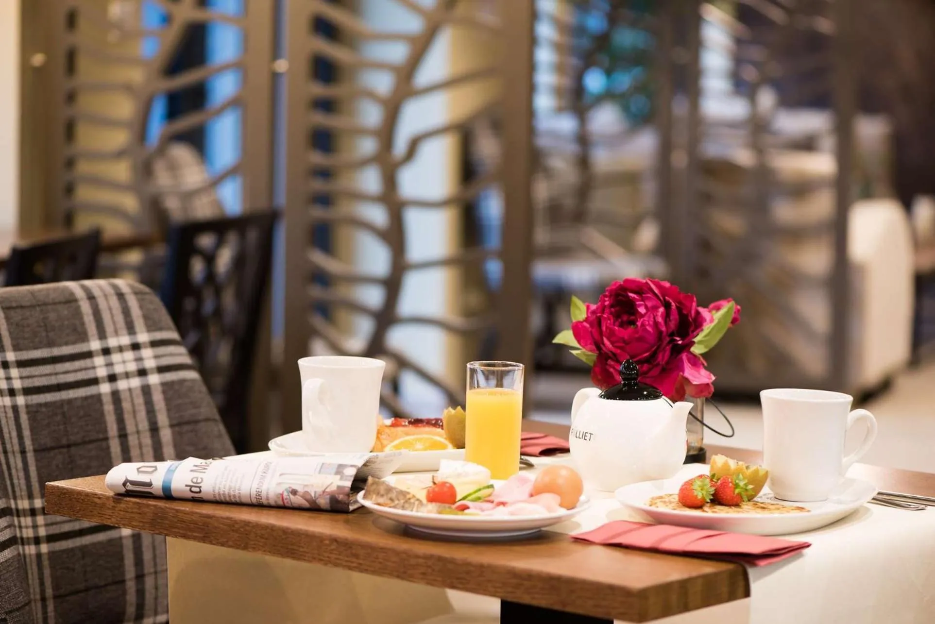 Breakfast in Le Lodge Brit Hotel Strasbourg Zenith