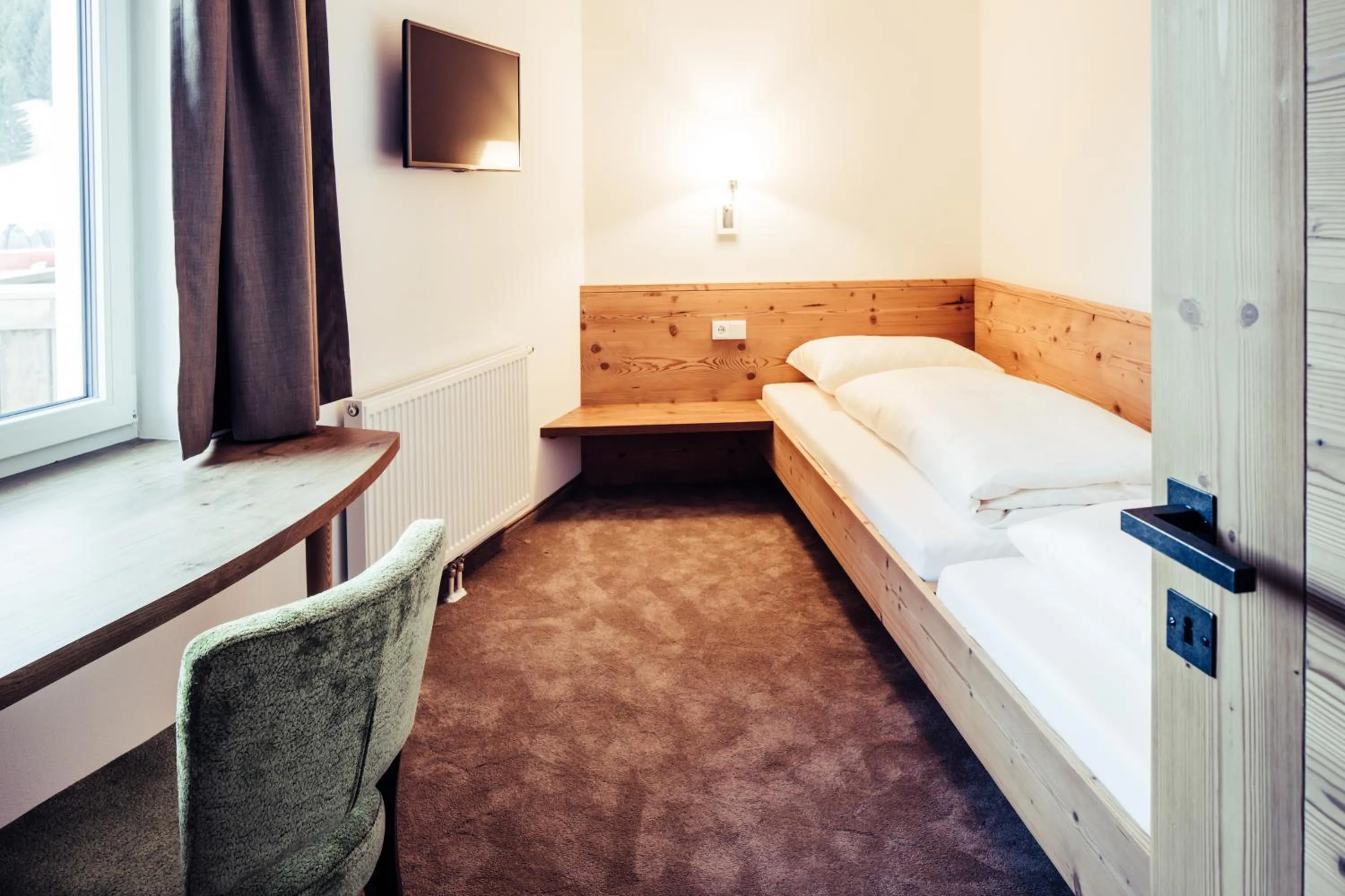 Bed in Biohotel Bergzeit