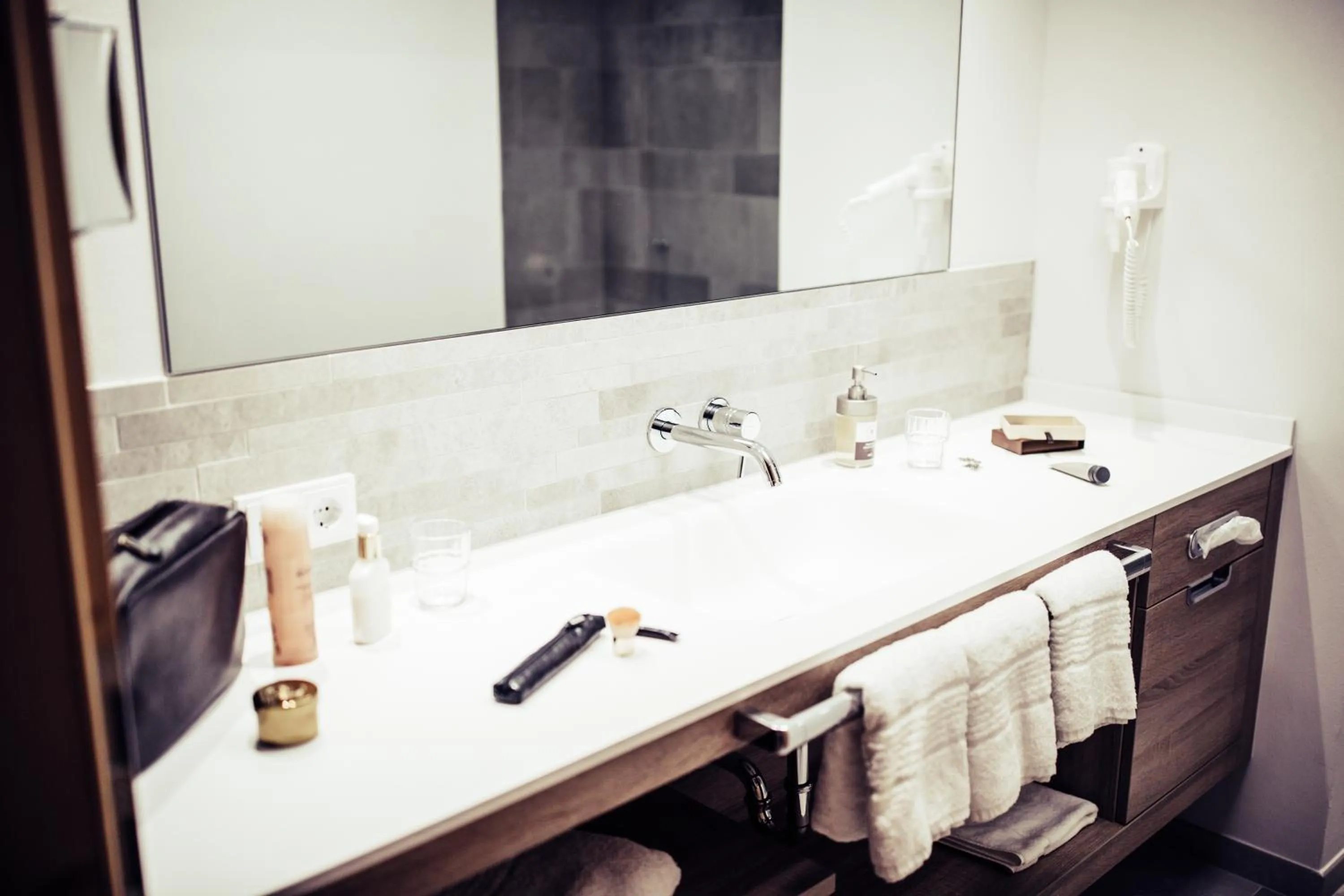 Bathroom in Biohotel Bergzeit