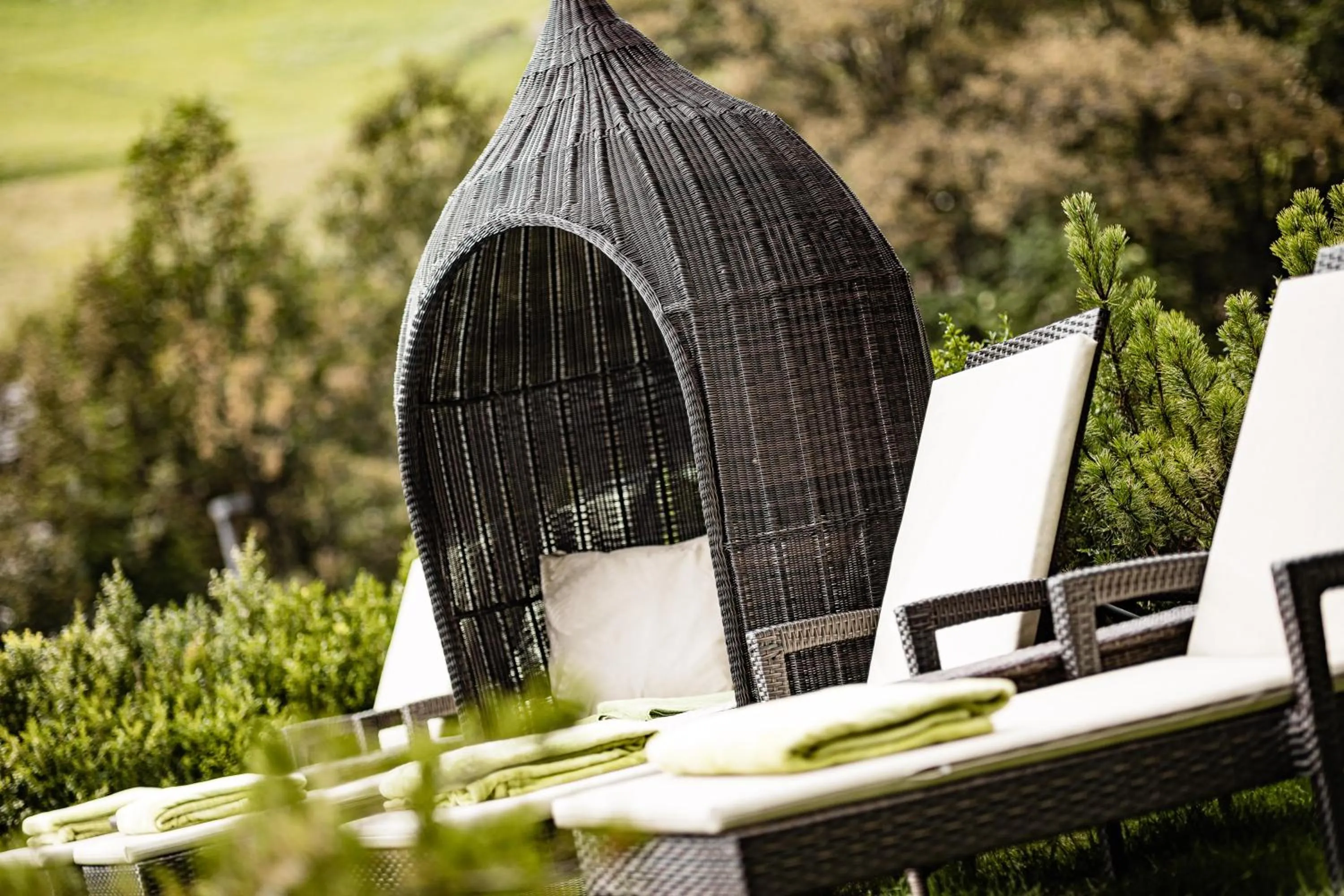 Patio in Boutique & Fashion Hotel Maciaconi - Gardenahotels