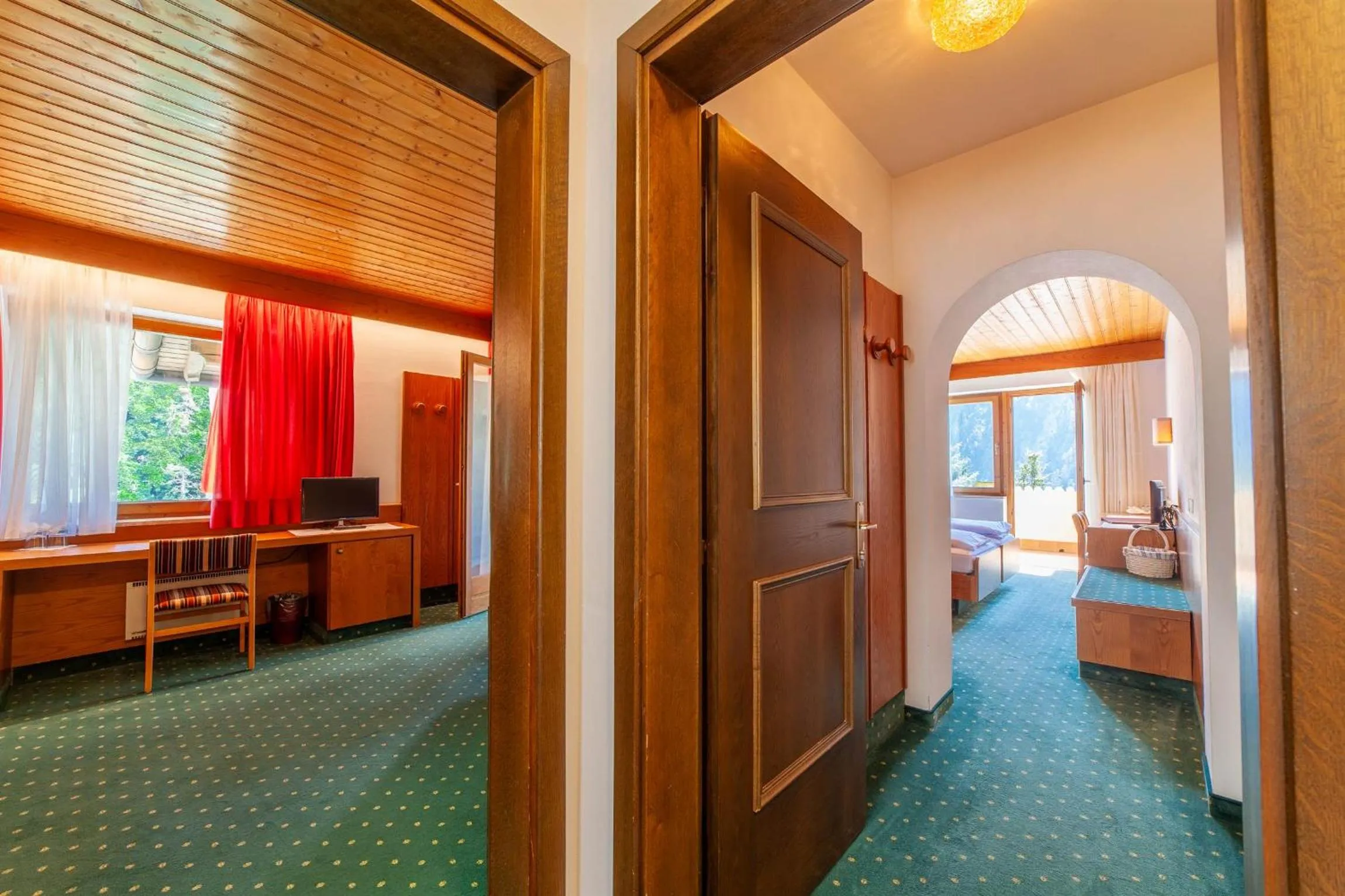 Bed in Hotel St. Pankraz