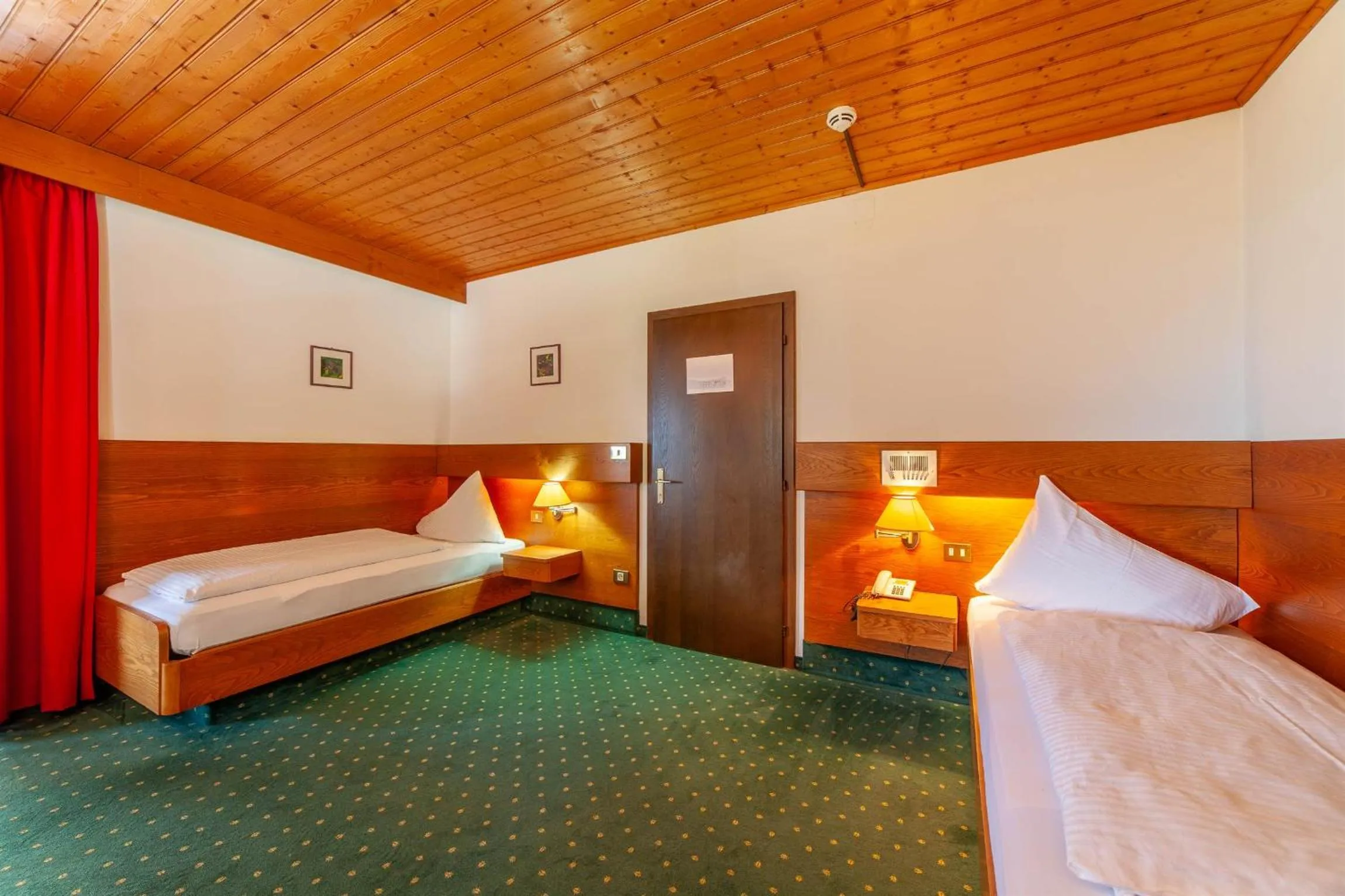 Bed in Hotel St. Pankraz