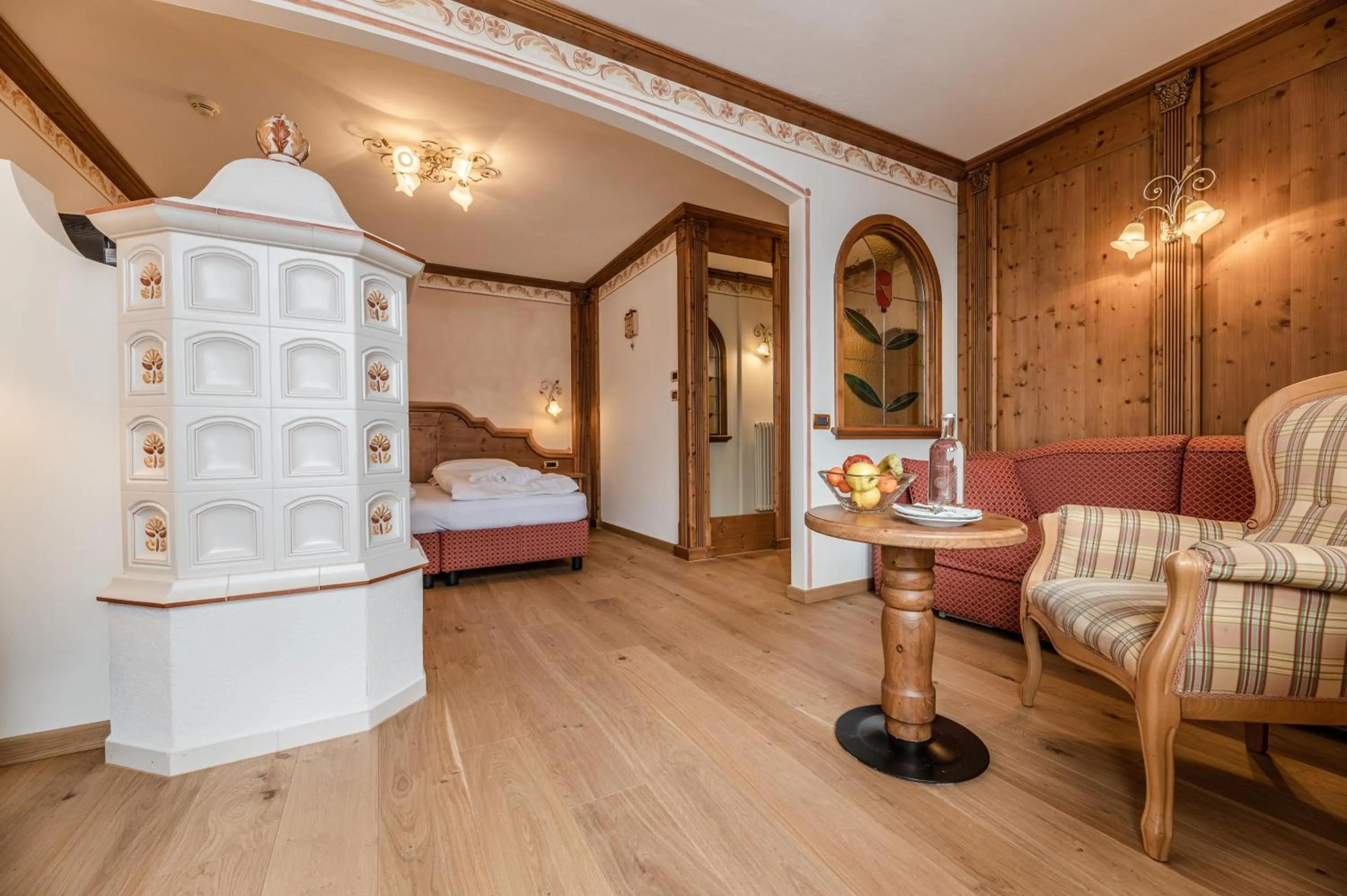 Photo of the whole room, Bed in Tevini Dolomites Charming Hotel