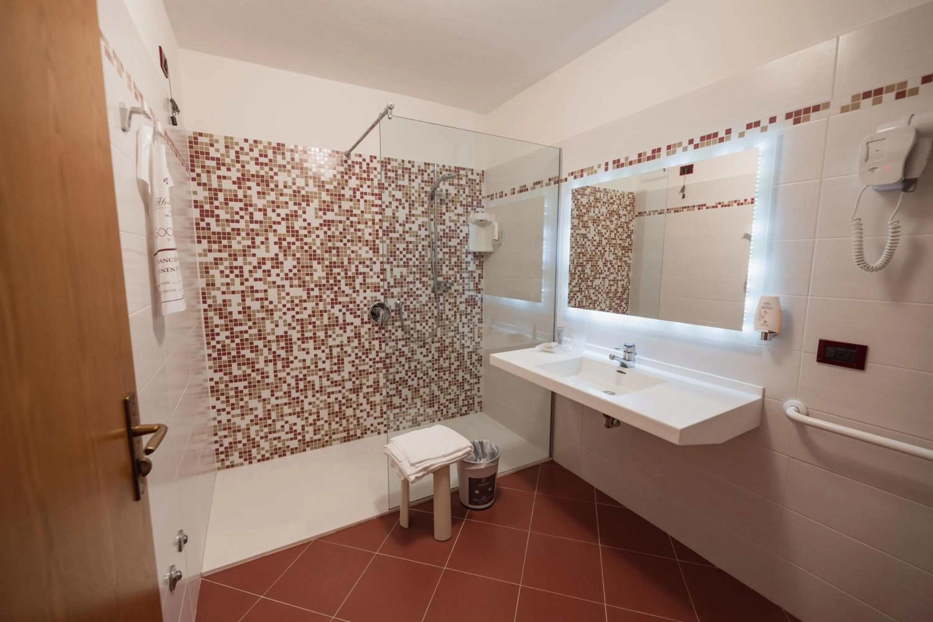 Bathroom in Tevini Dolomites Charming Hotel