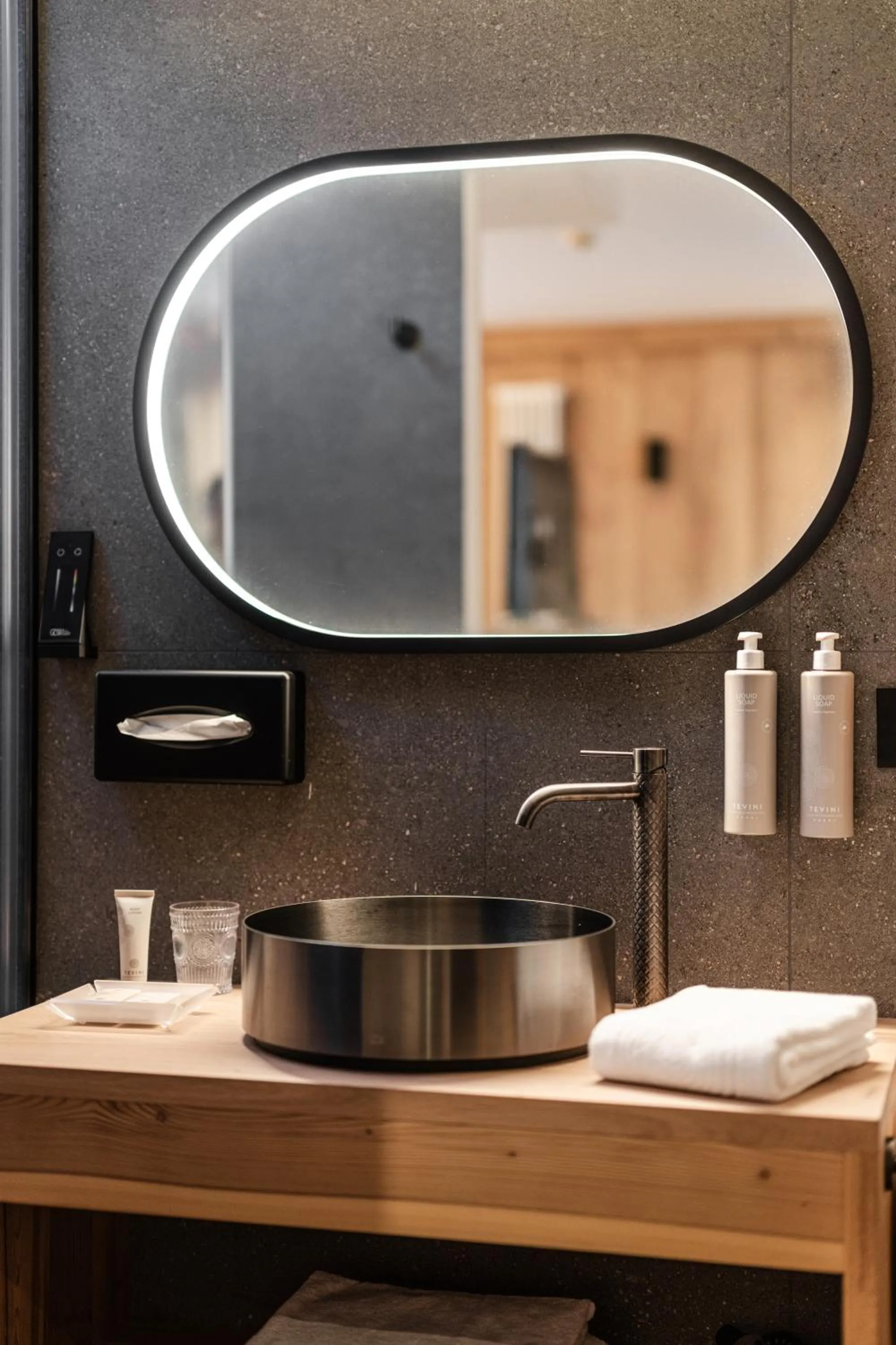Bathroom in Tevini Dolomites Charming Hotel