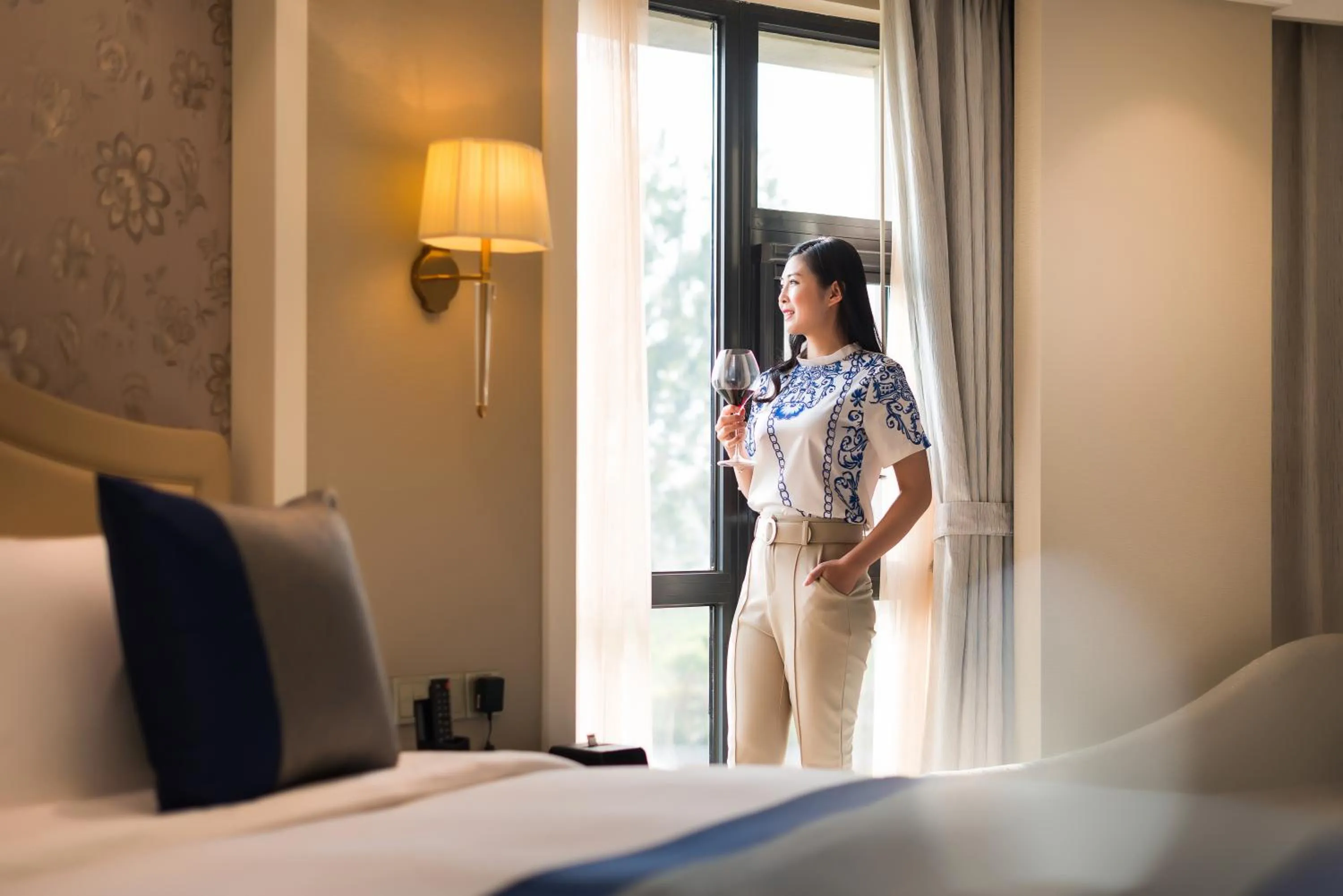 Decorative detail, Bed in Pullman Tangshan