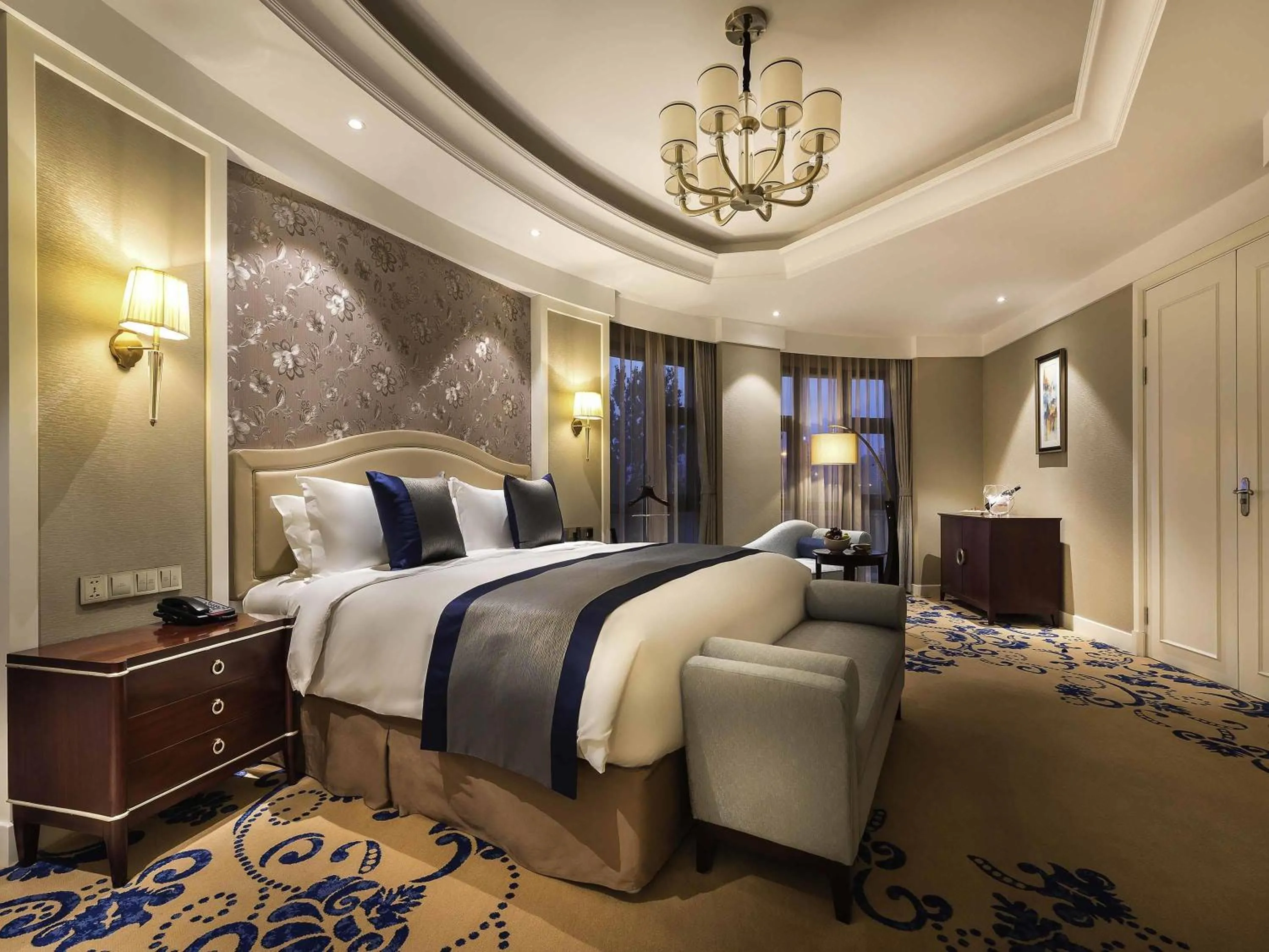 Bedroom, Bed in Pullman Tangshan