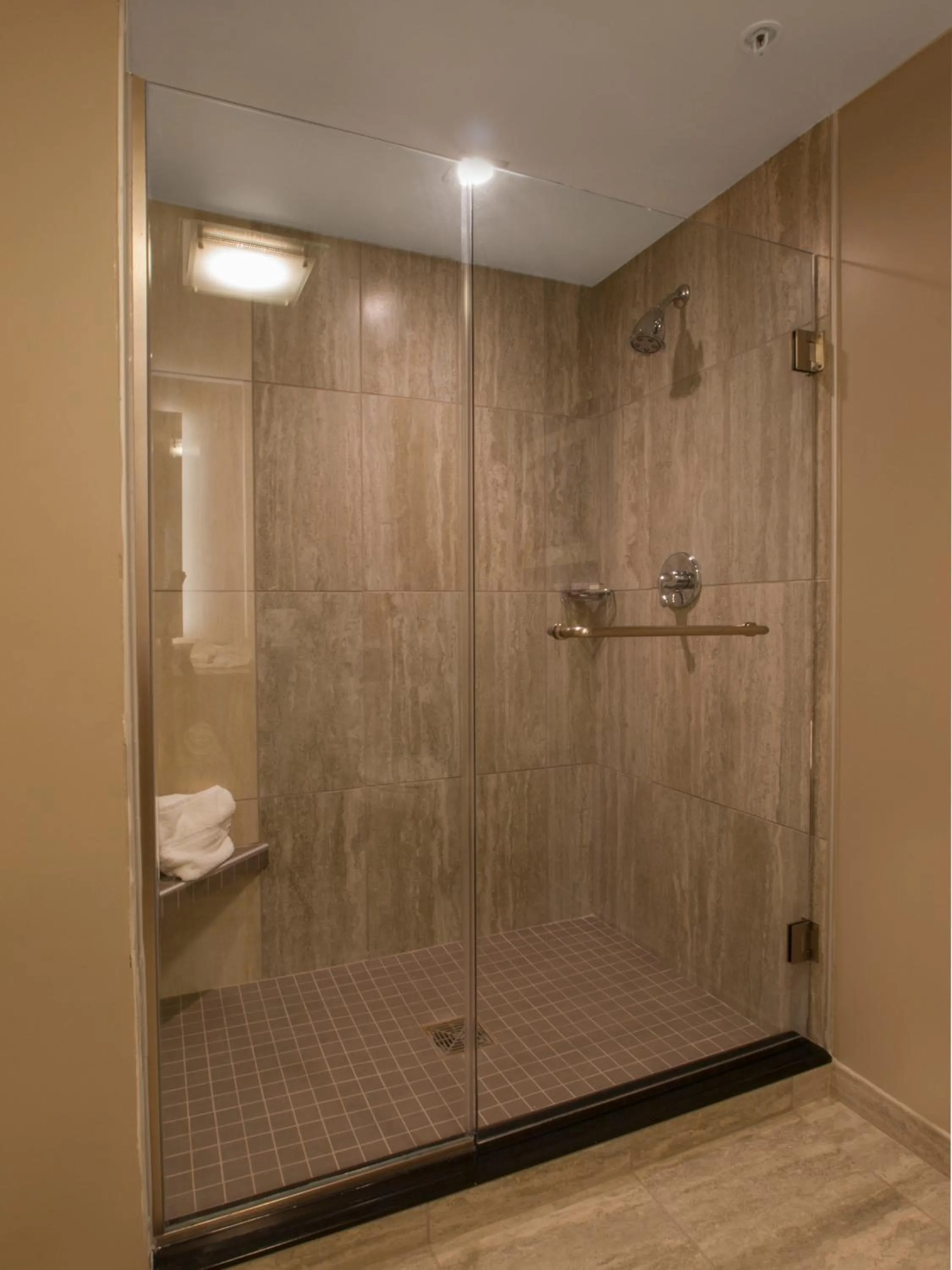 Shower in Hotel Ithaca