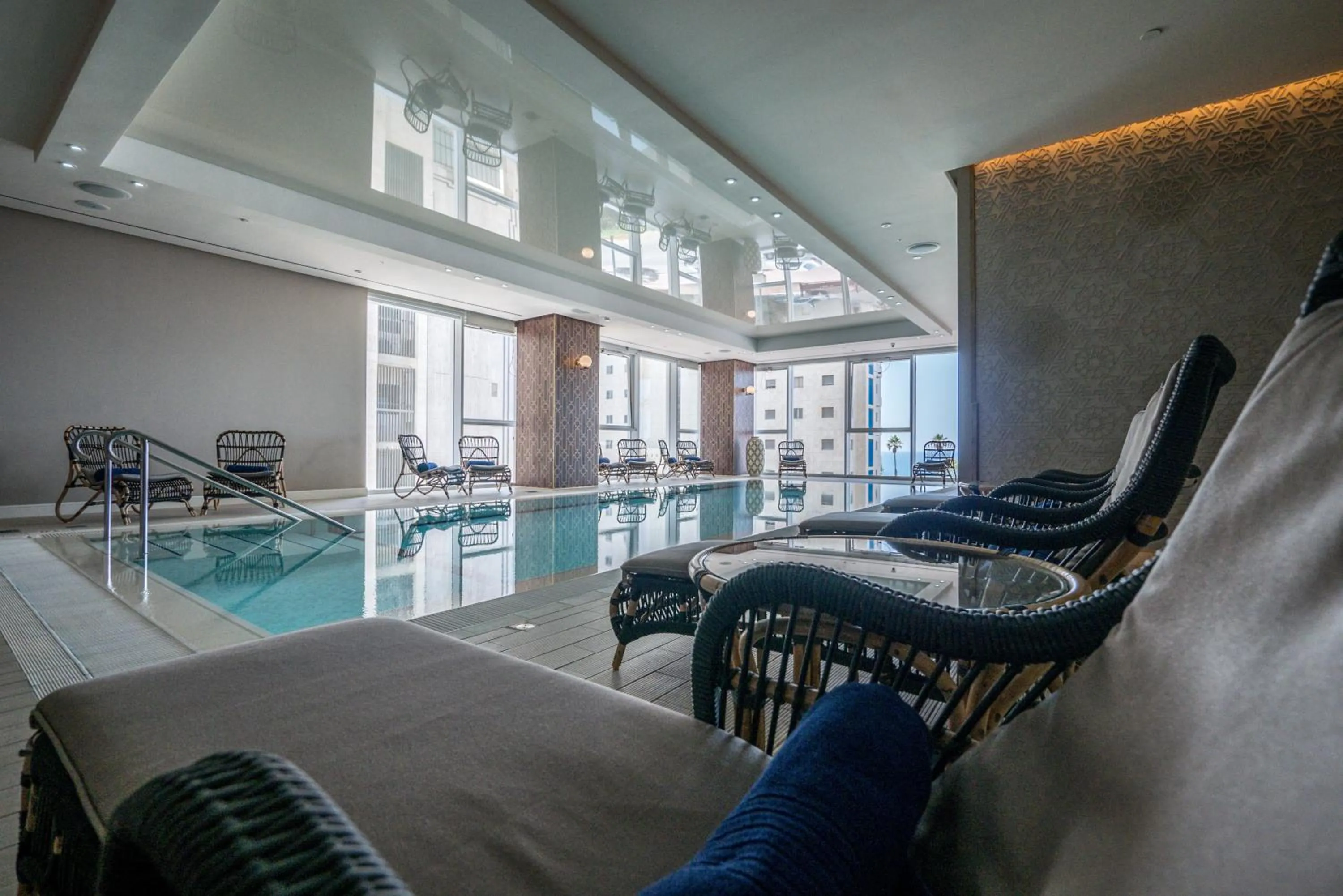 Swimming pool in David Tower Hotel Netanya by Prima Hotels - 16 years Plus