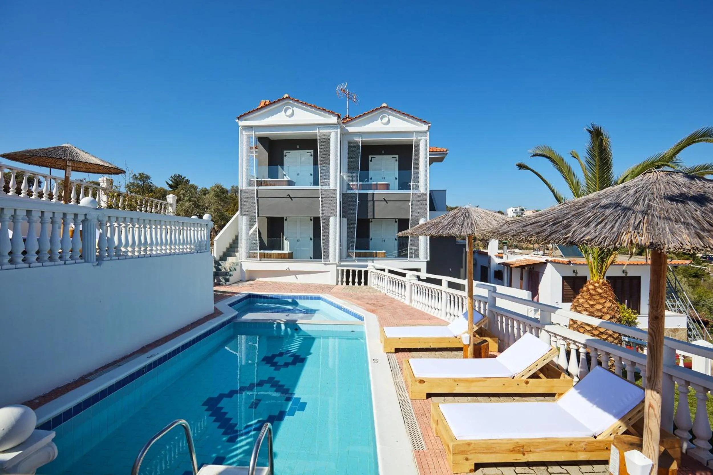 Facade/entrance in Villa Fylaktos