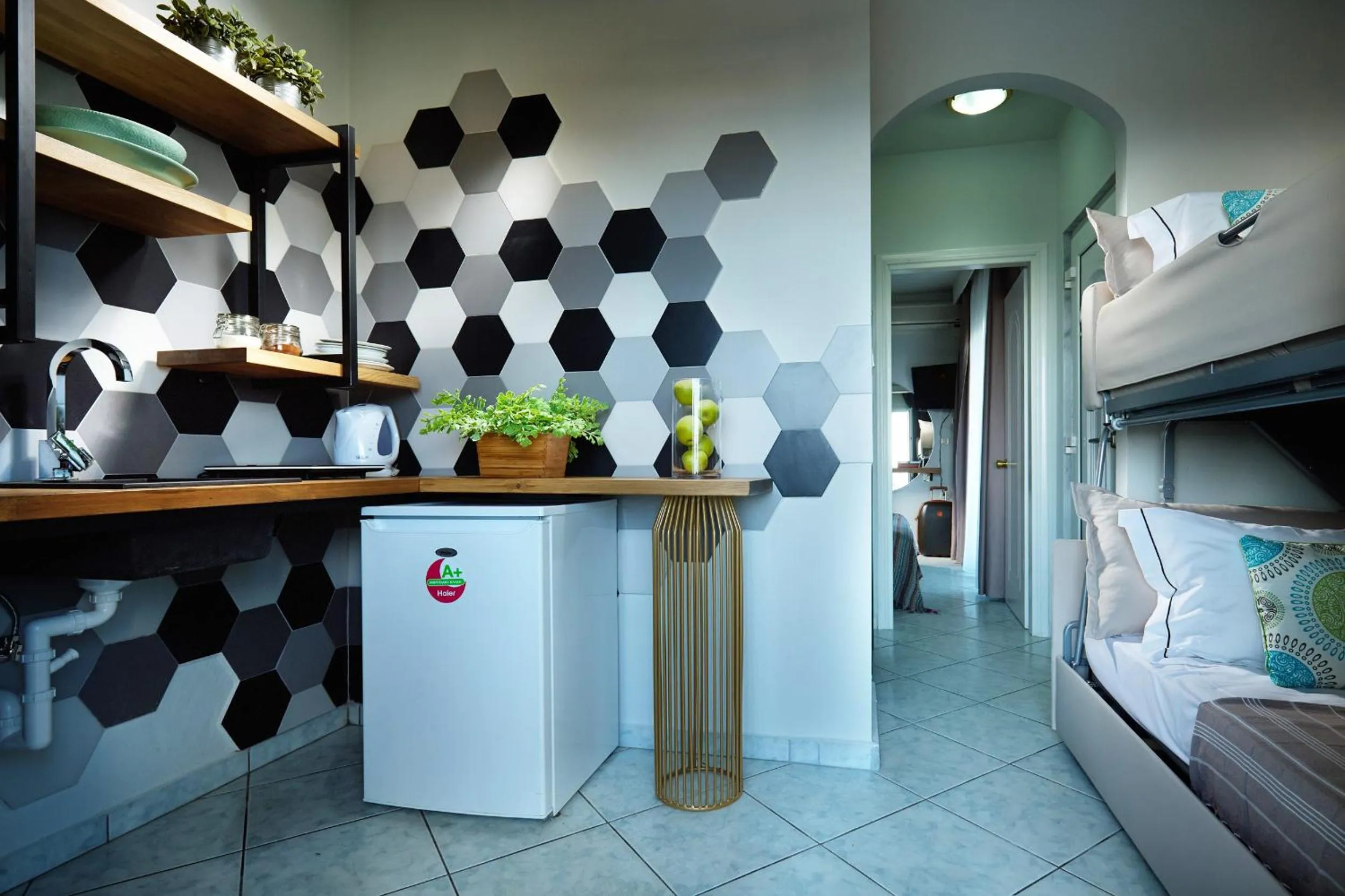 Kitchen or kitchenette in Villa Fylaktos