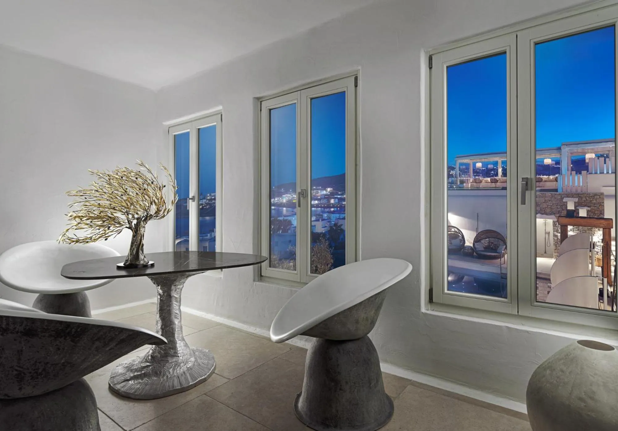 Lobby or reception in Kove Mykonos - A Myconian Collection Hotel