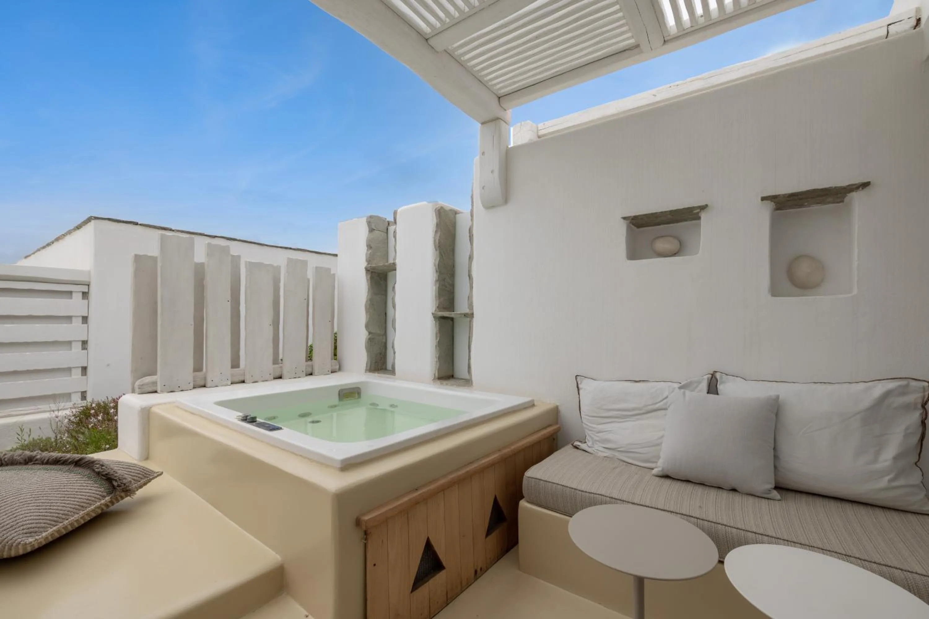 Hot Tub in Kove Mykonos - A Myconian Collection Hotel