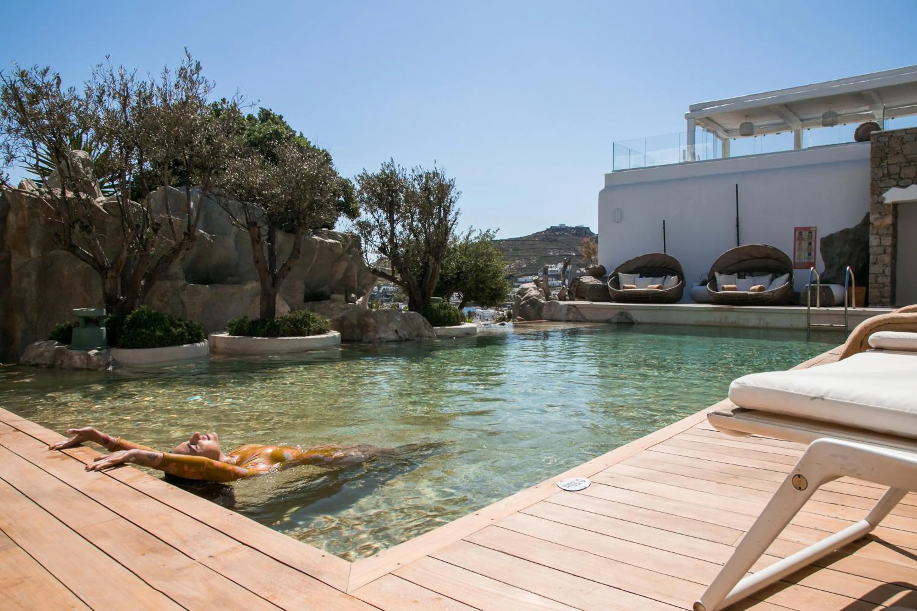 Swimming pool in Kove Mykonos - A Myconian Collection Hotel