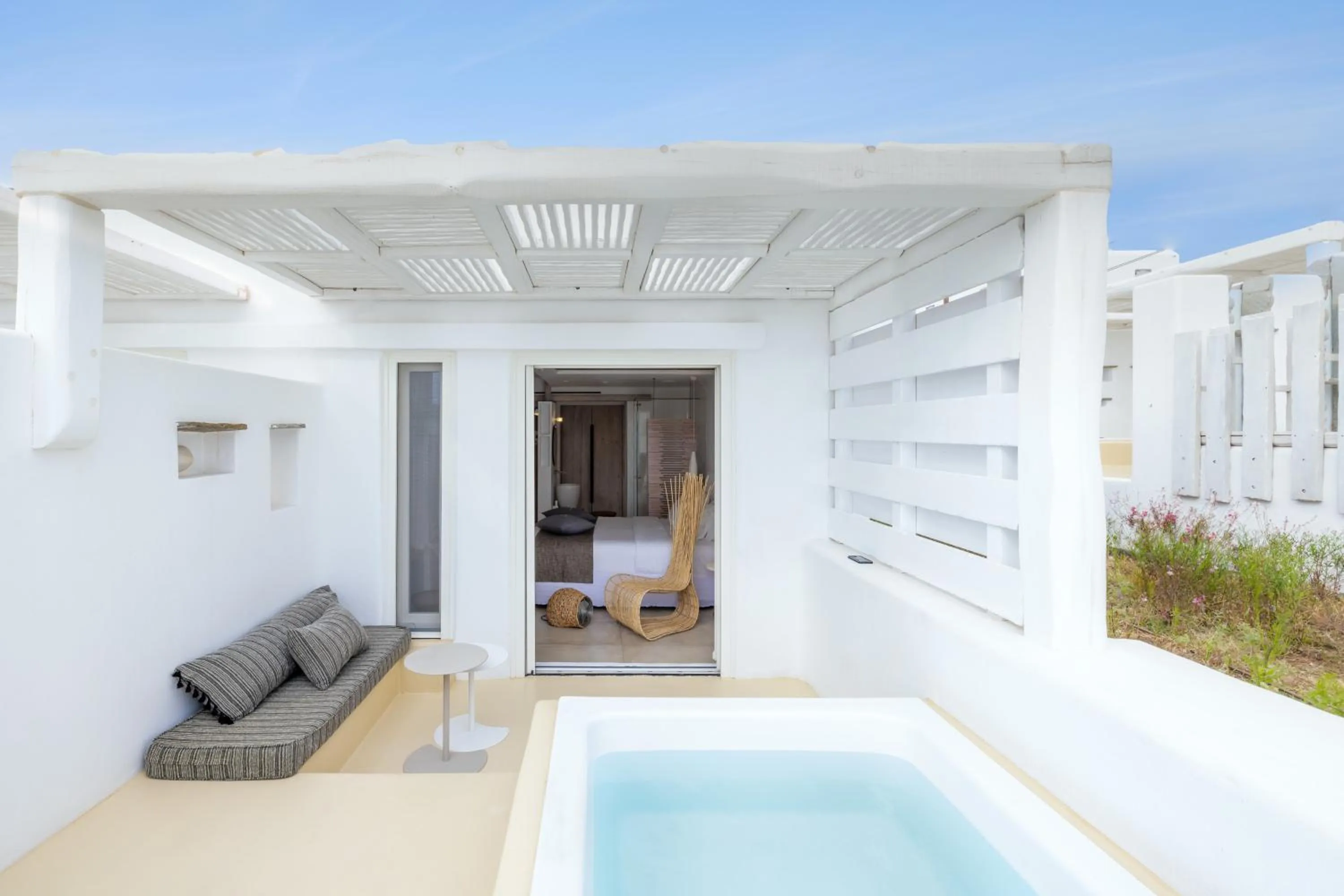 Hot Tub in Kove Mykonos - A Myconian Collection Hotel