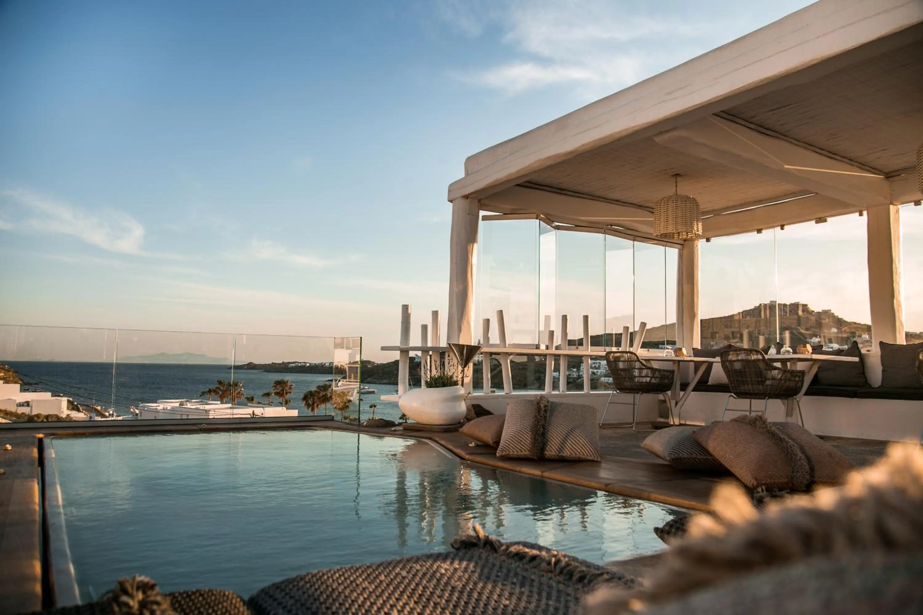 Hot Tub in Kove Mykonos - A Myconian Collection Hotel