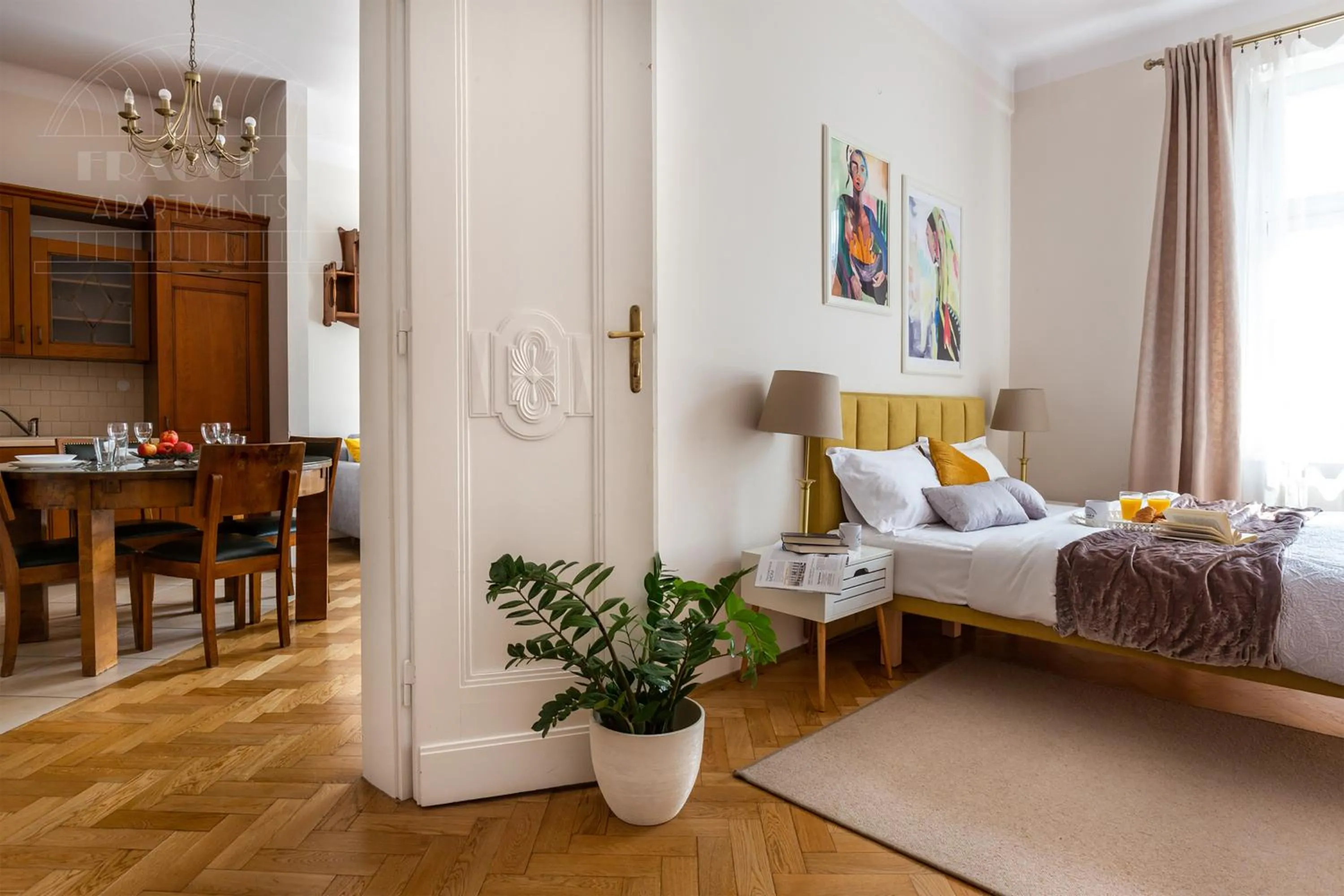 Bed in Fragola Apartments Old Town