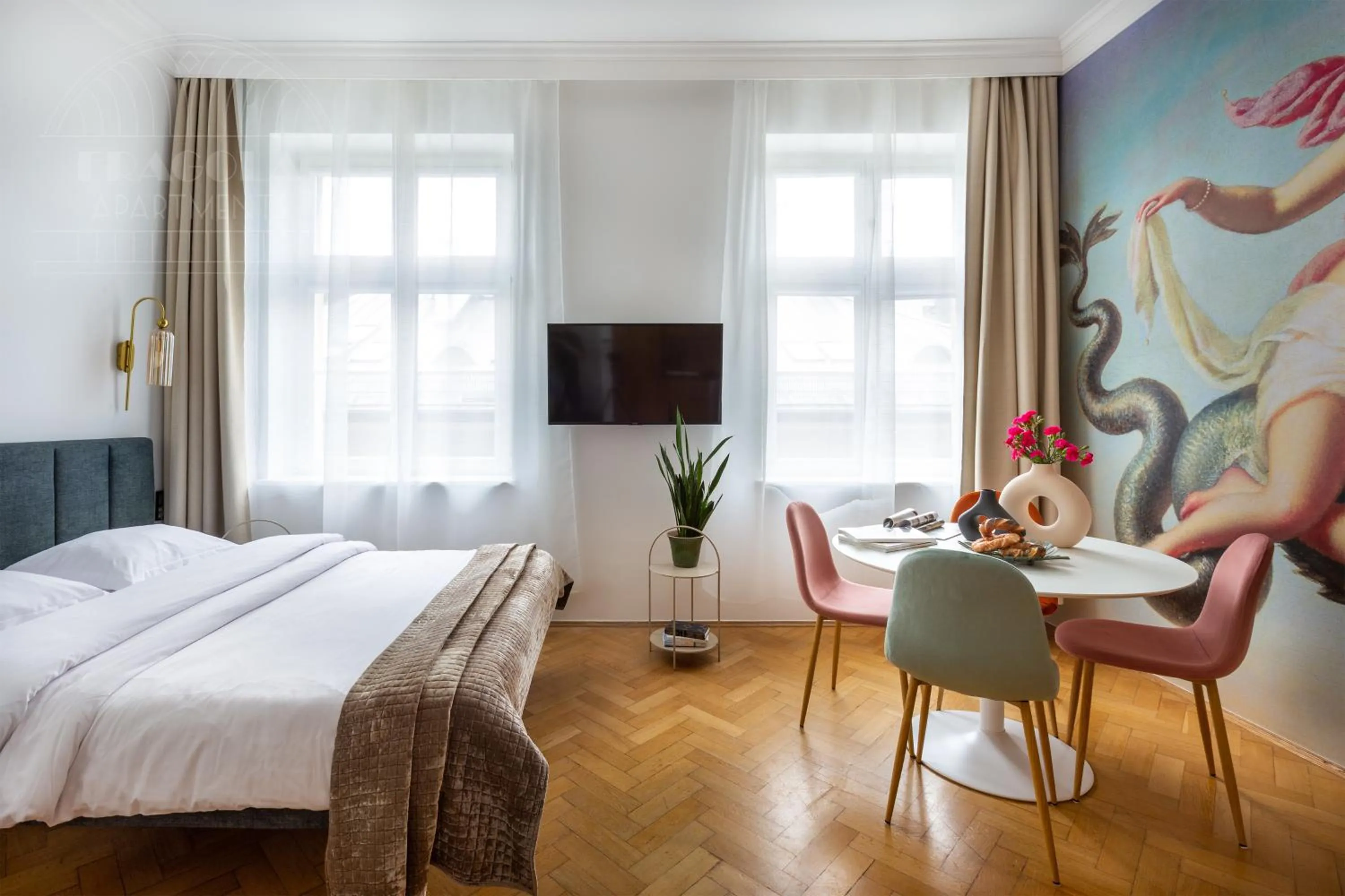 Bedroom, Bed in Fragola Apartments Old Town