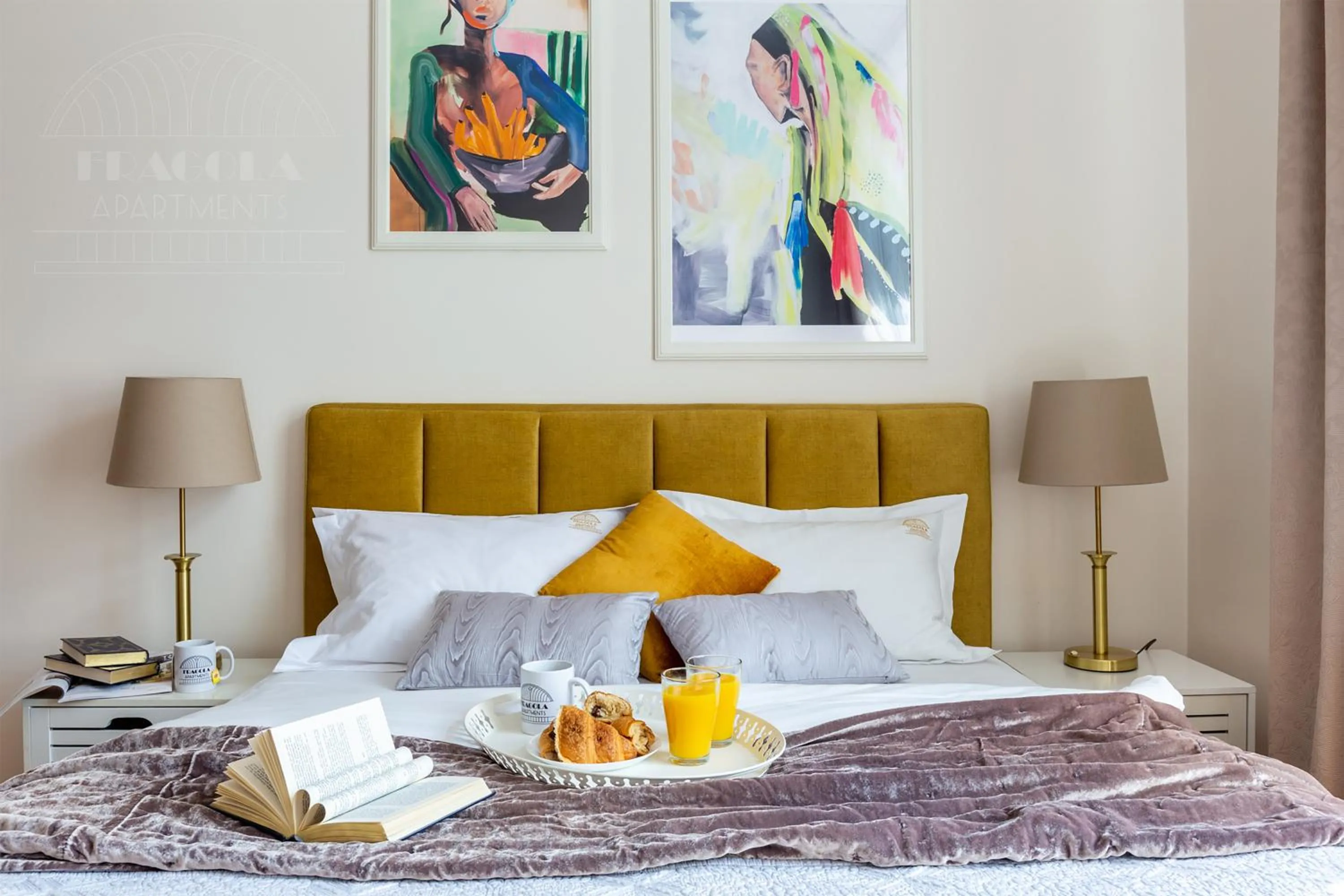 Bedroom, Bed in Fragola Apartments Old Town