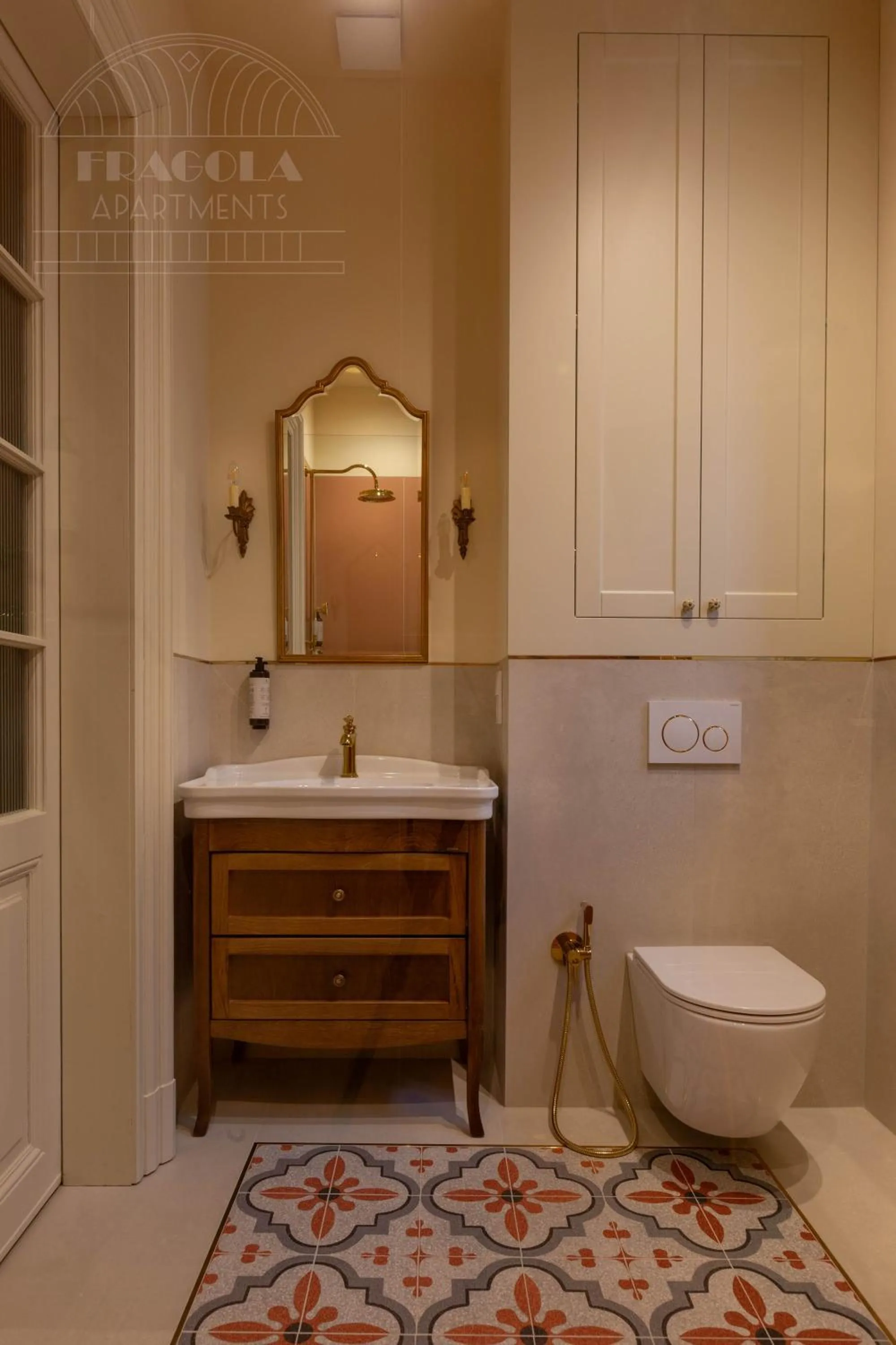 Bathroom in Fragola Apartments Old Town