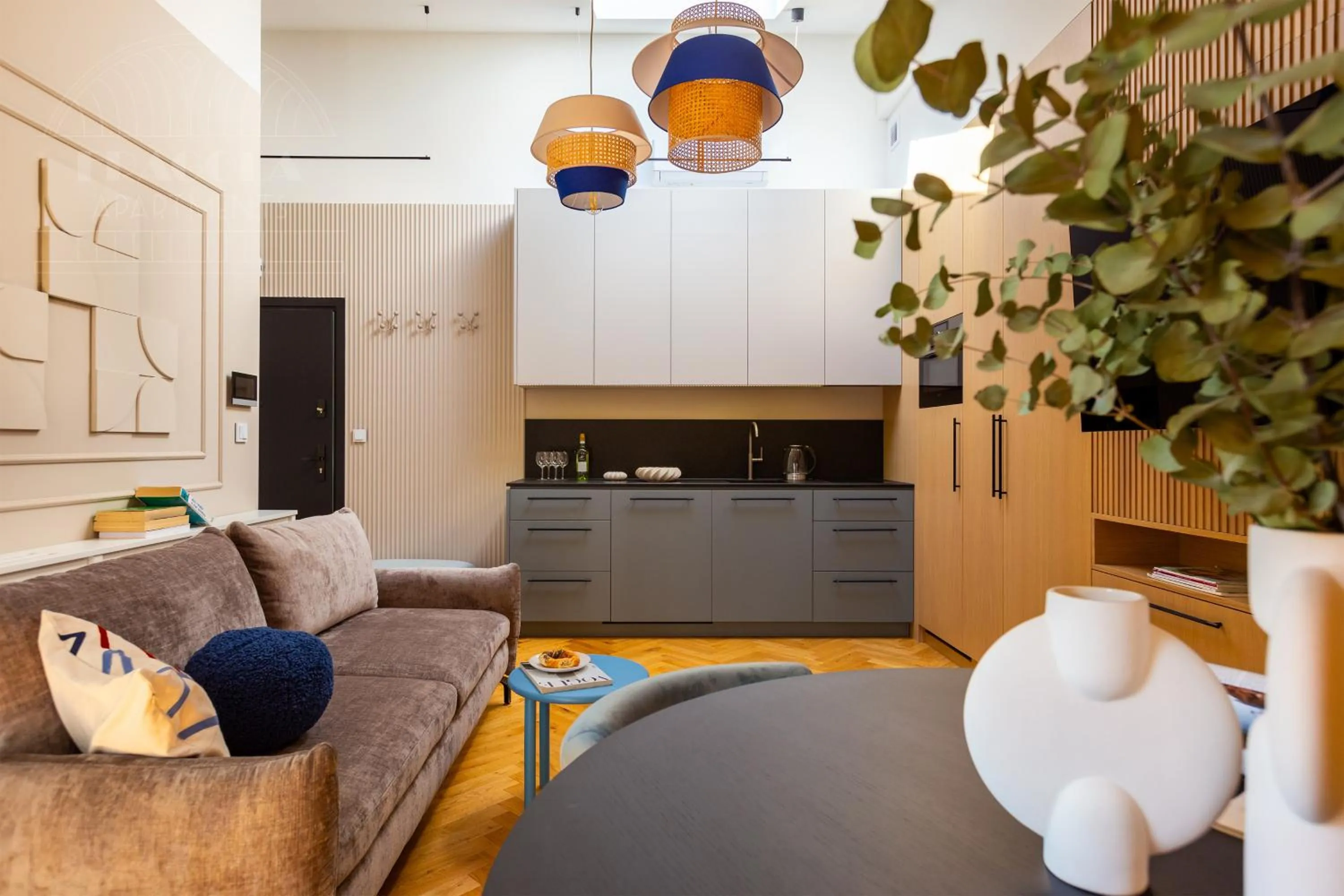 Kitchen or kitchenette in Fragola Apartments Old Town