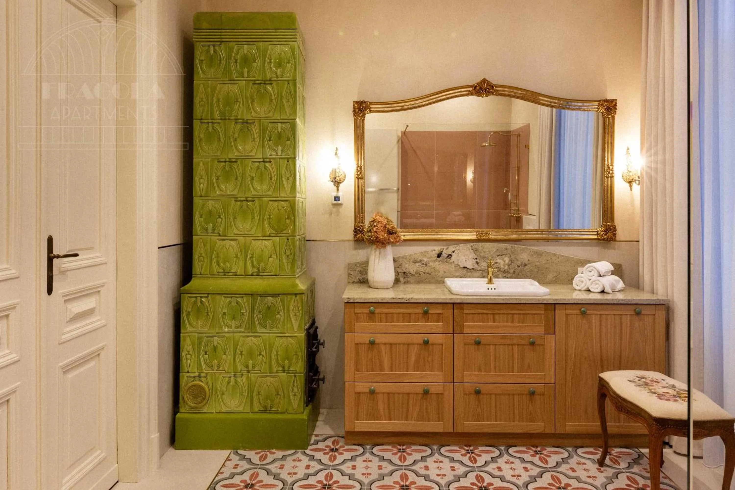 Bathroom in Fragola Apartments Old Town