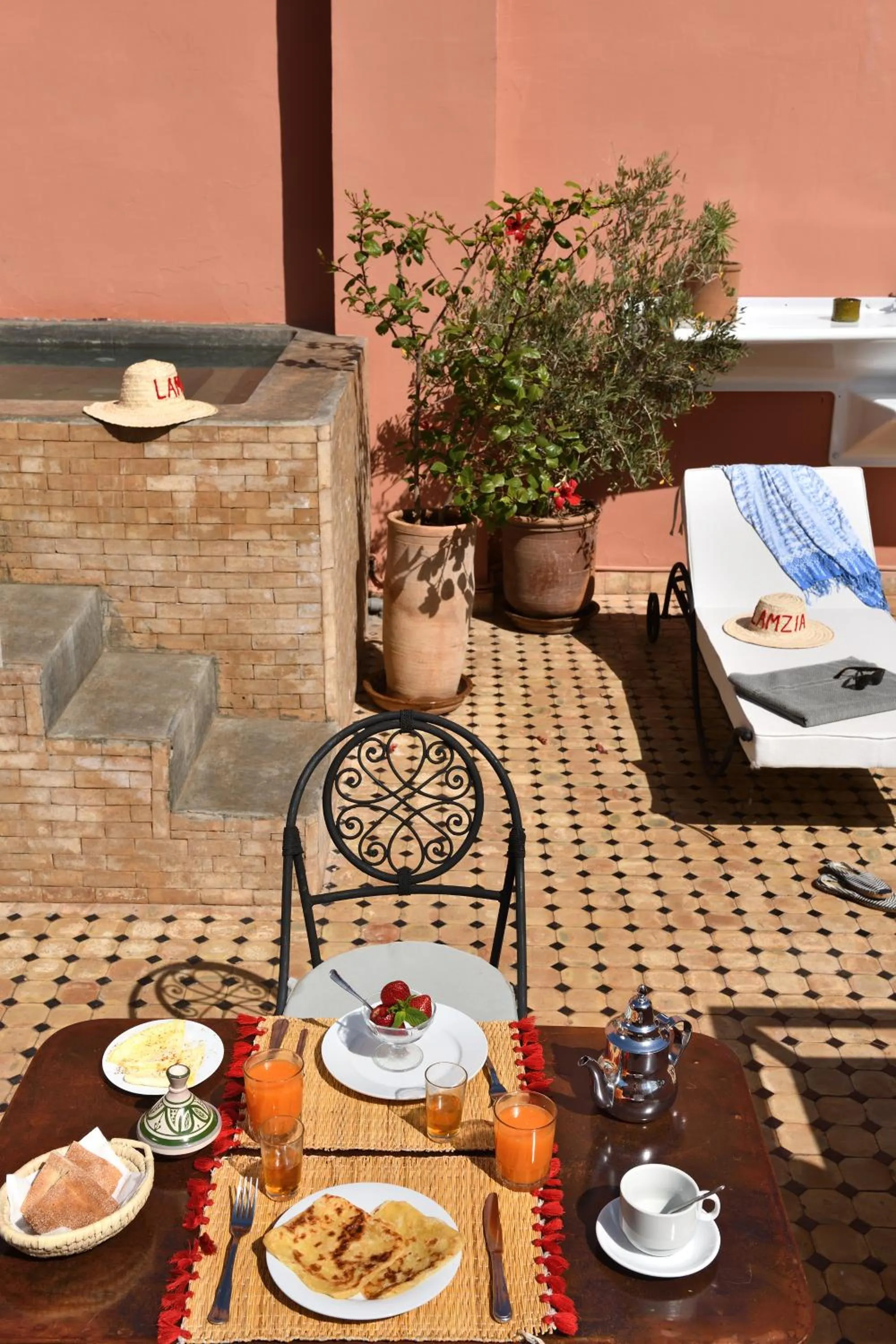 Patio in Riad Lamzia