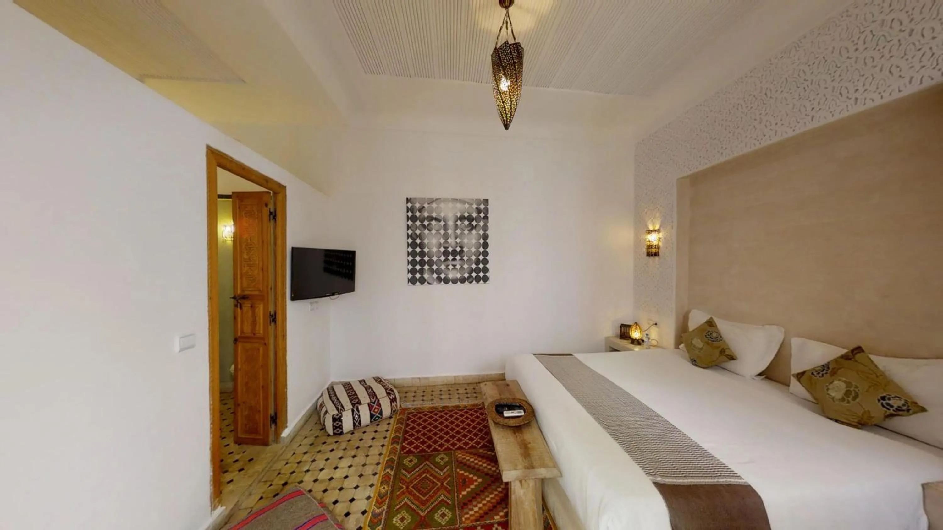 Bedroom, Bed in Riad Lamzia