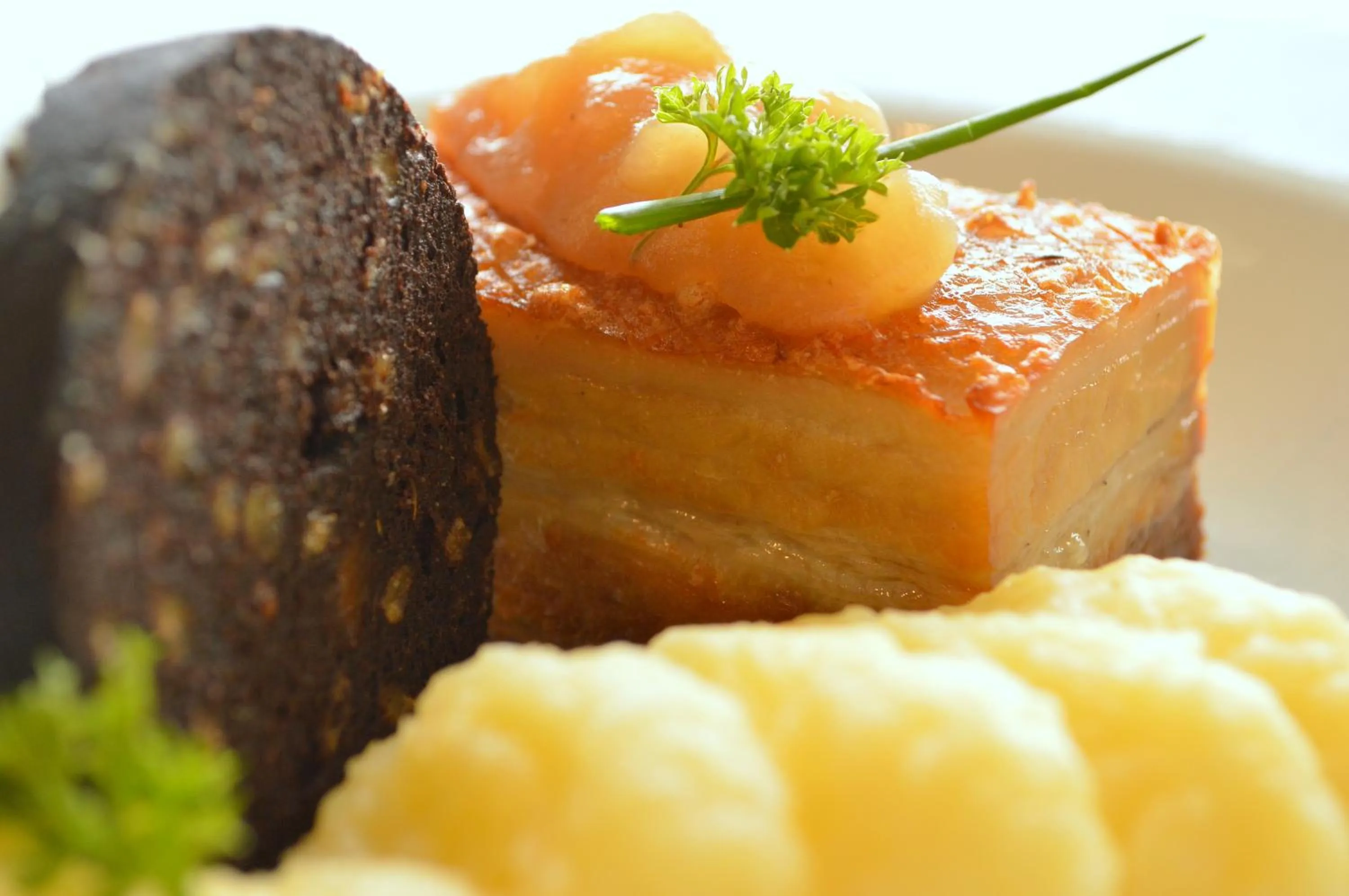 Food close-up in The Twice Brewed Inn