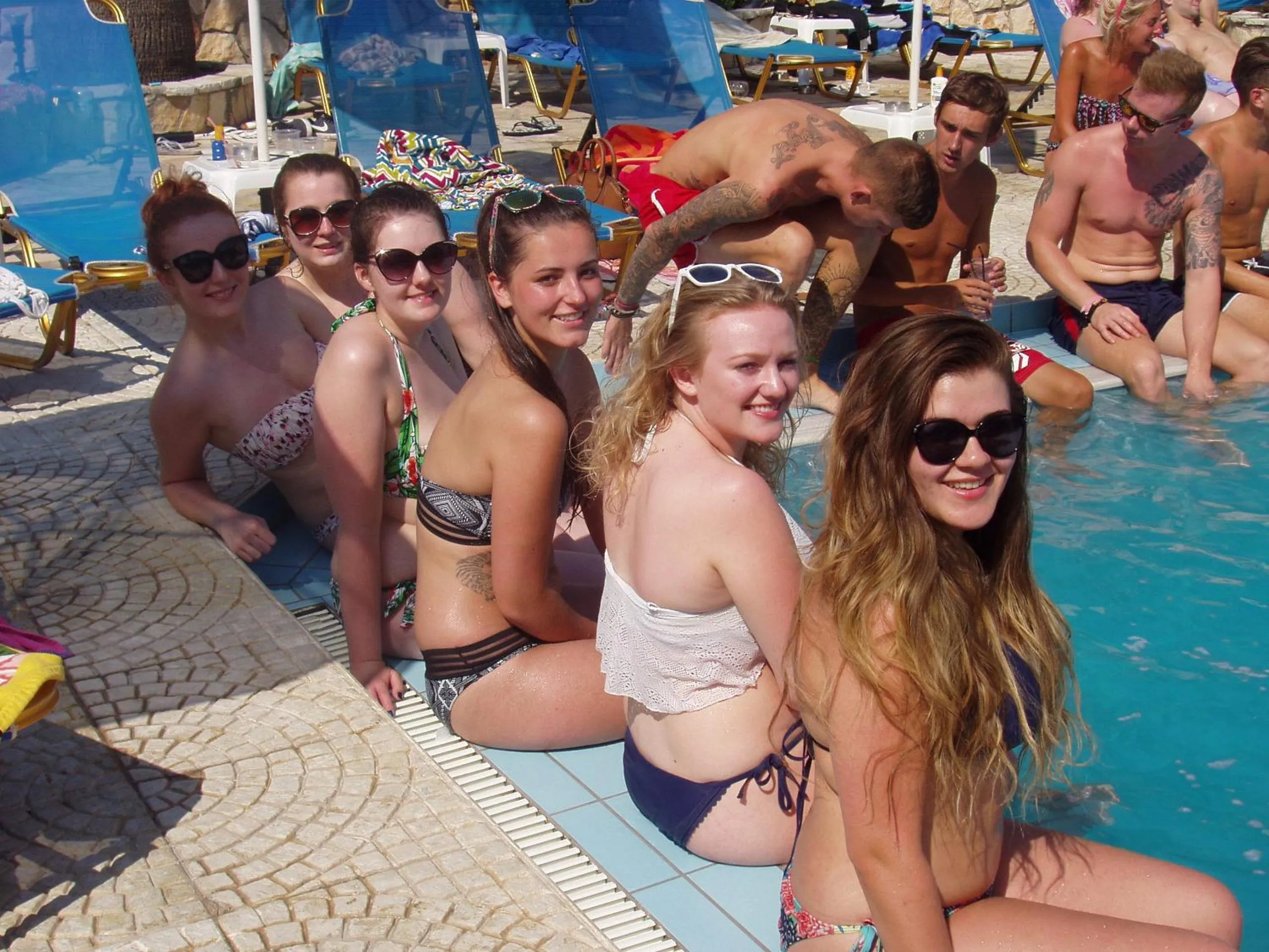 group of guests in Paradise Apartments