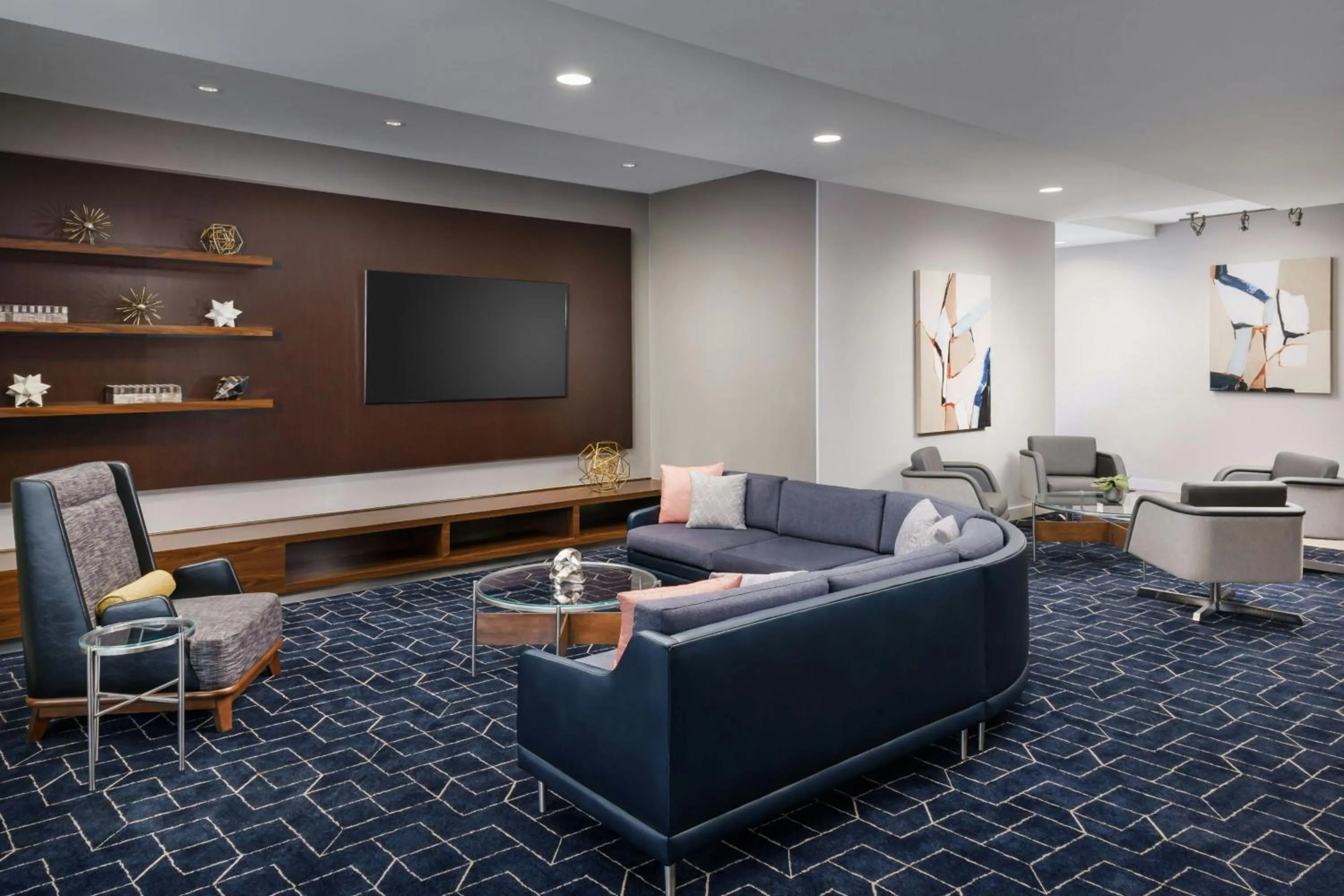 Lounge or bar in Courtyard by Marriott Los Angeles Woodland Hills