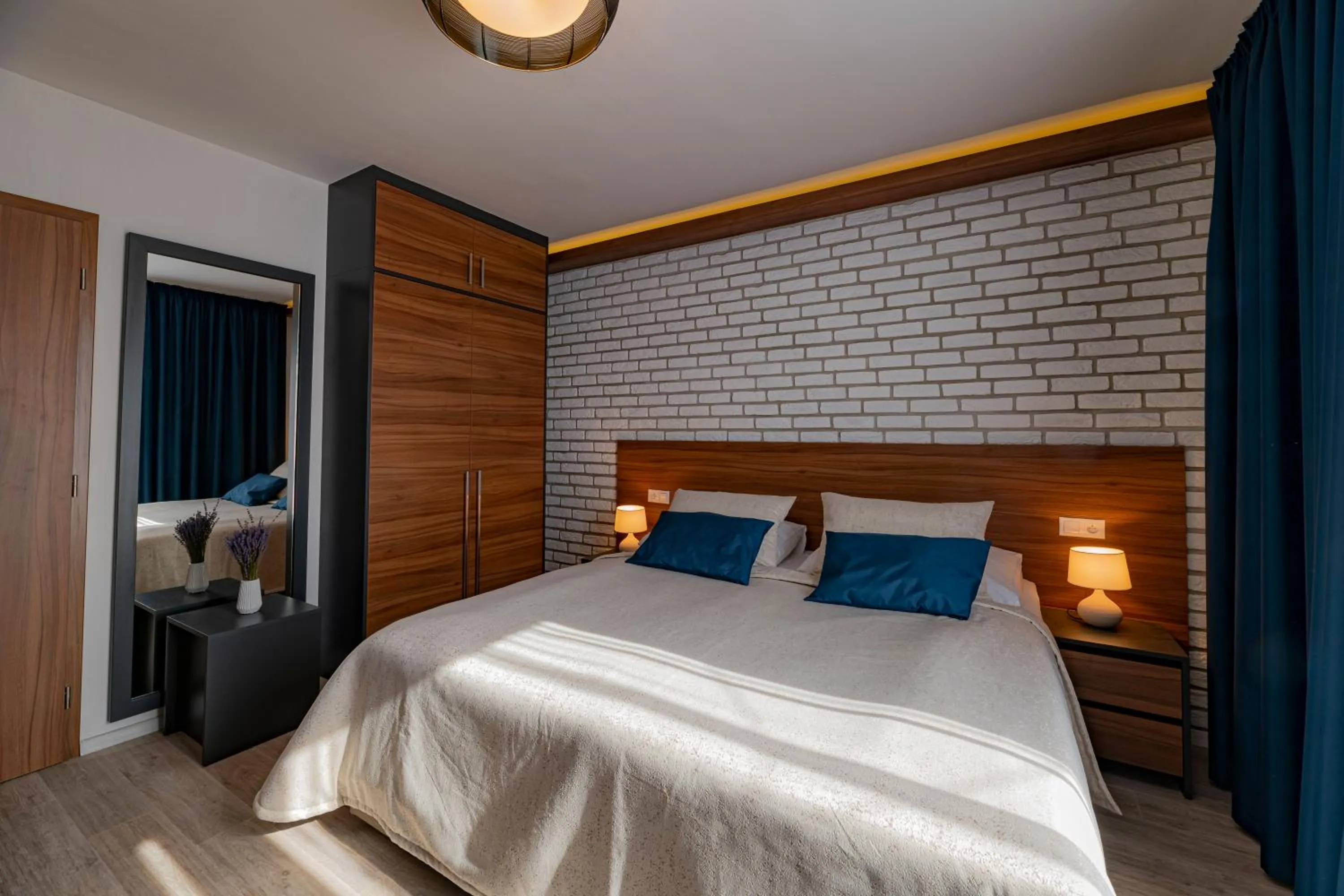 Bed in Hotel Aqualand Inn