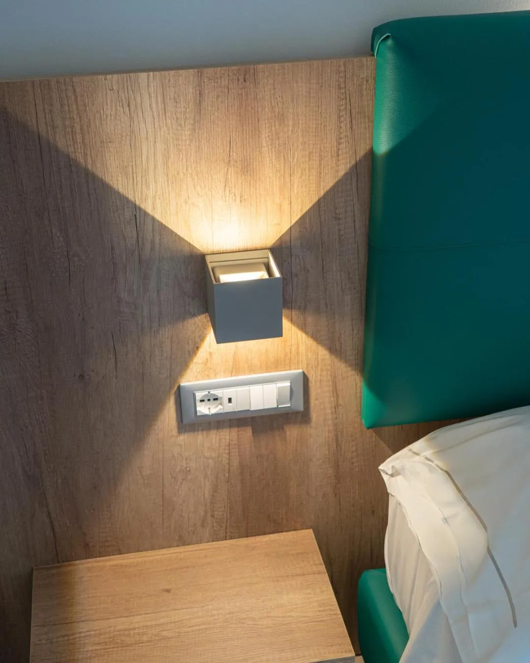 Bed in Hotel San Teodoro