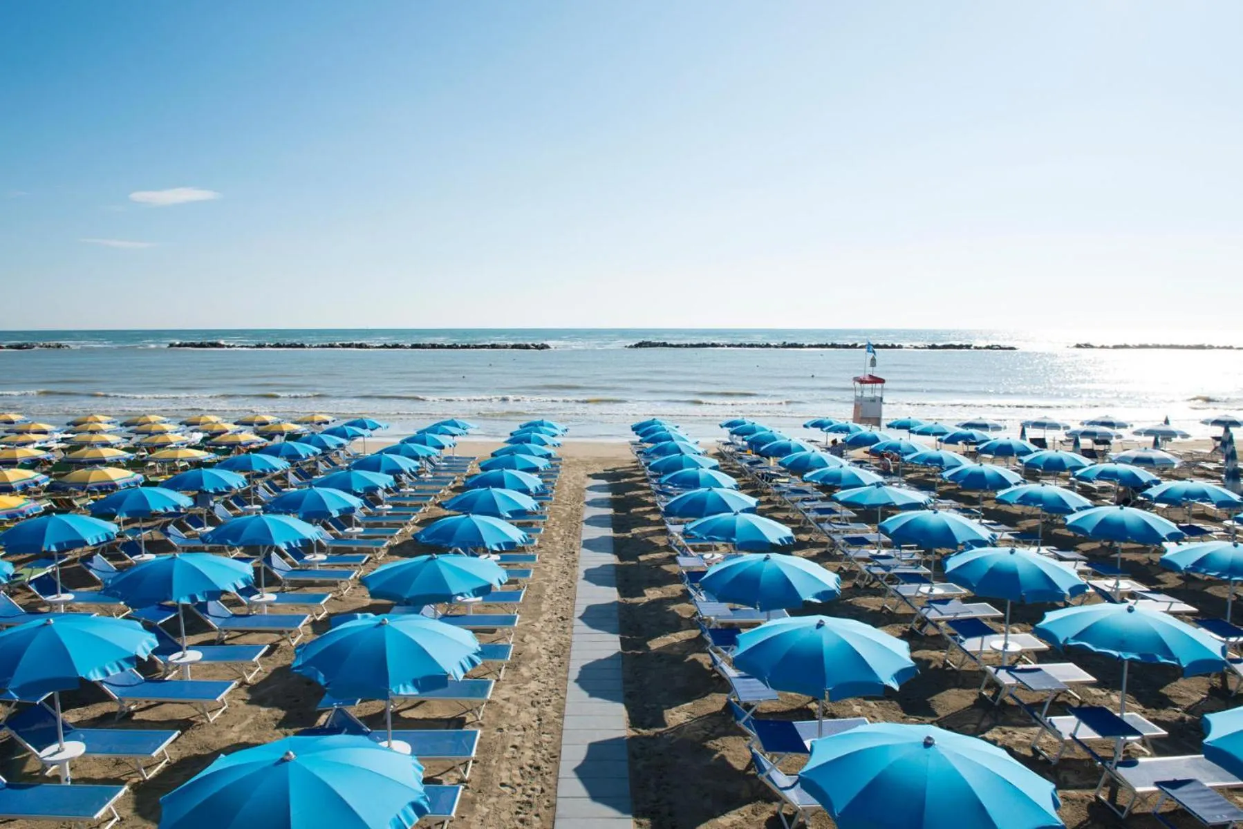 Beach in Hotel Bella Zurigo