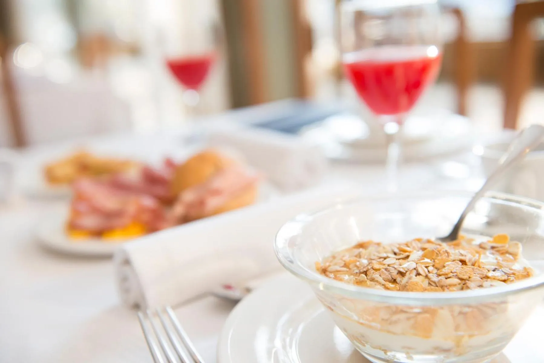 Food and drinks in Hotel Bella Zurigo