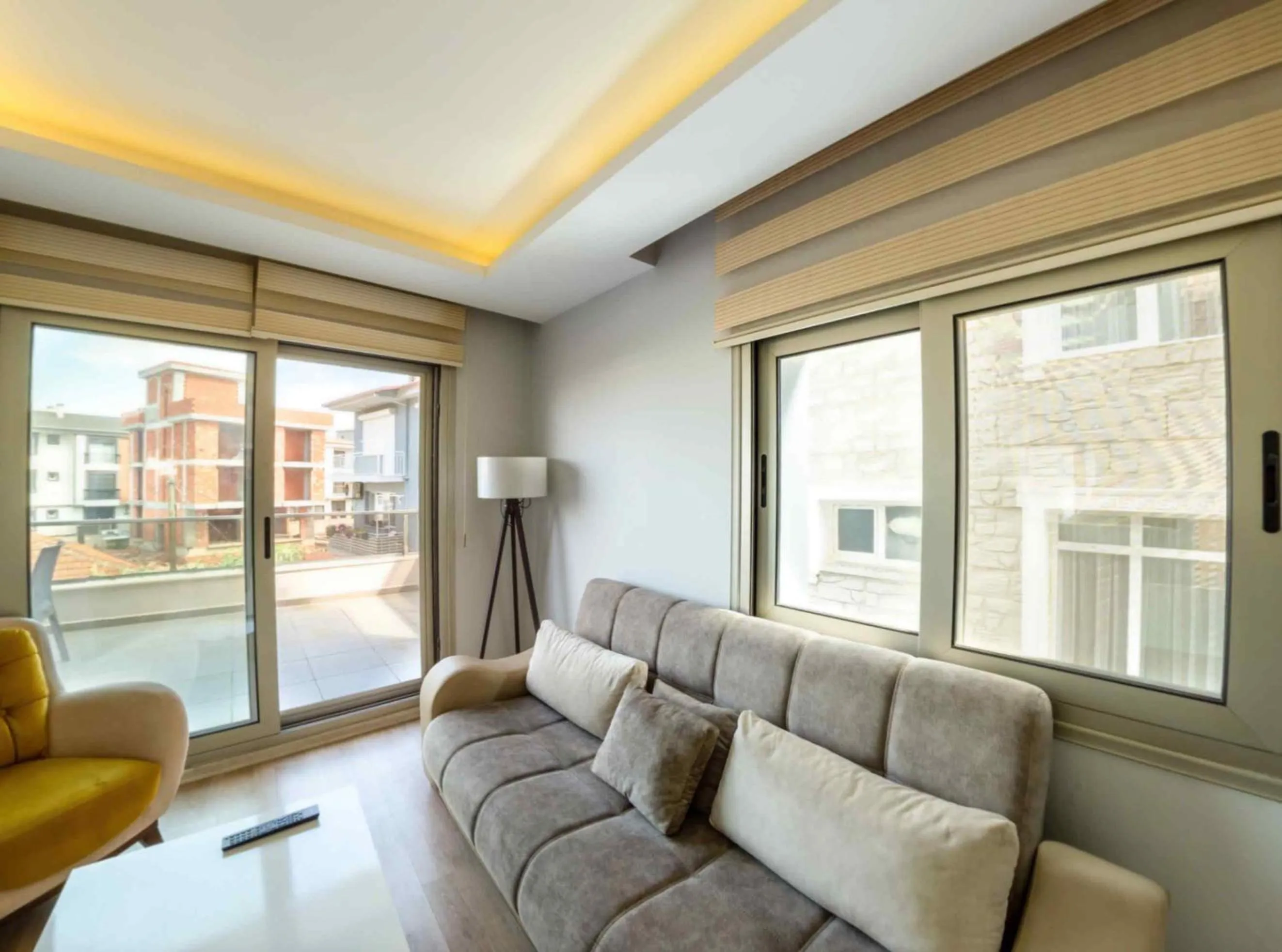 Living room in Sigacik Marina Apart Hotel