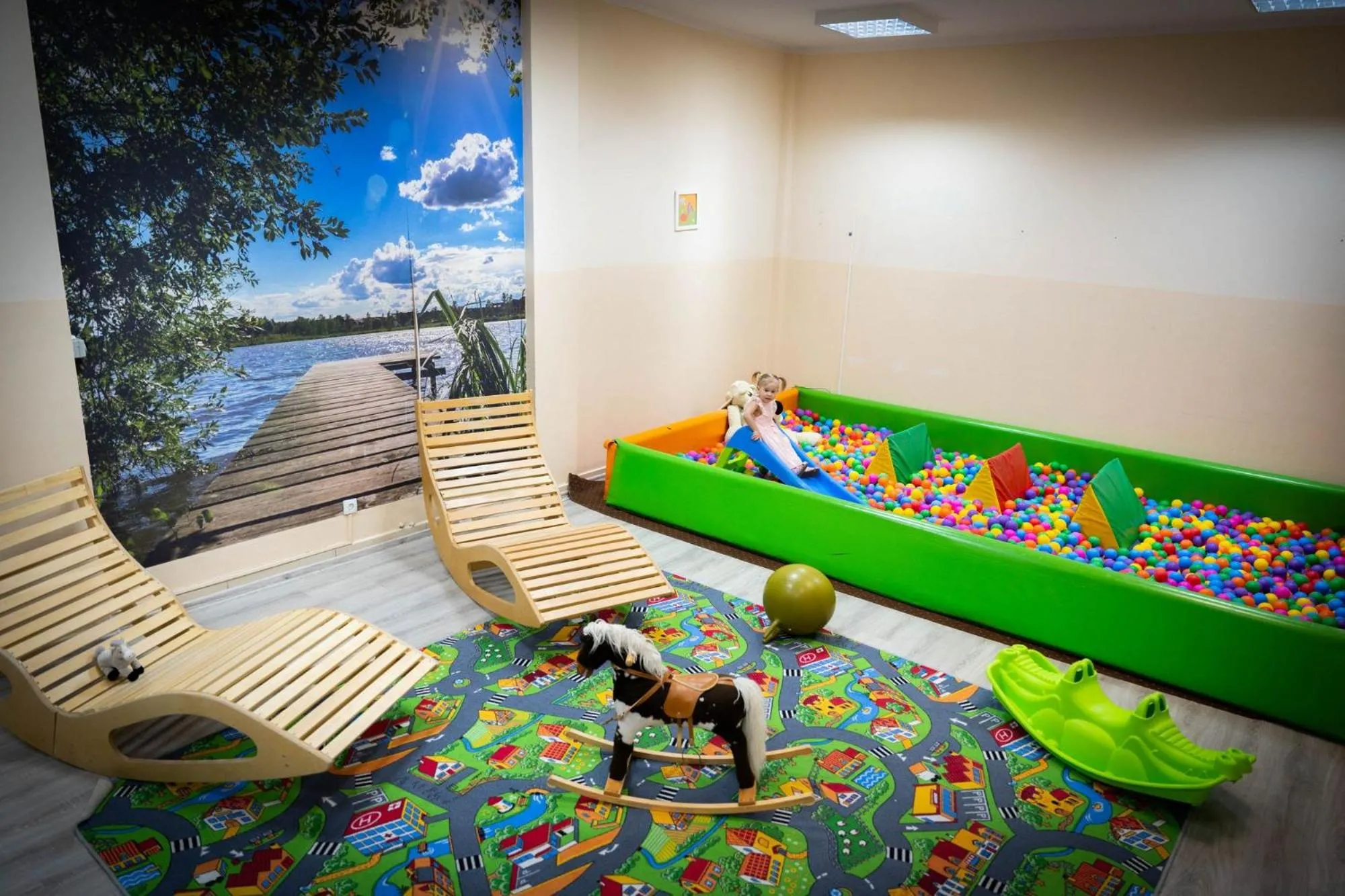 Seating area in Hotel Anek
