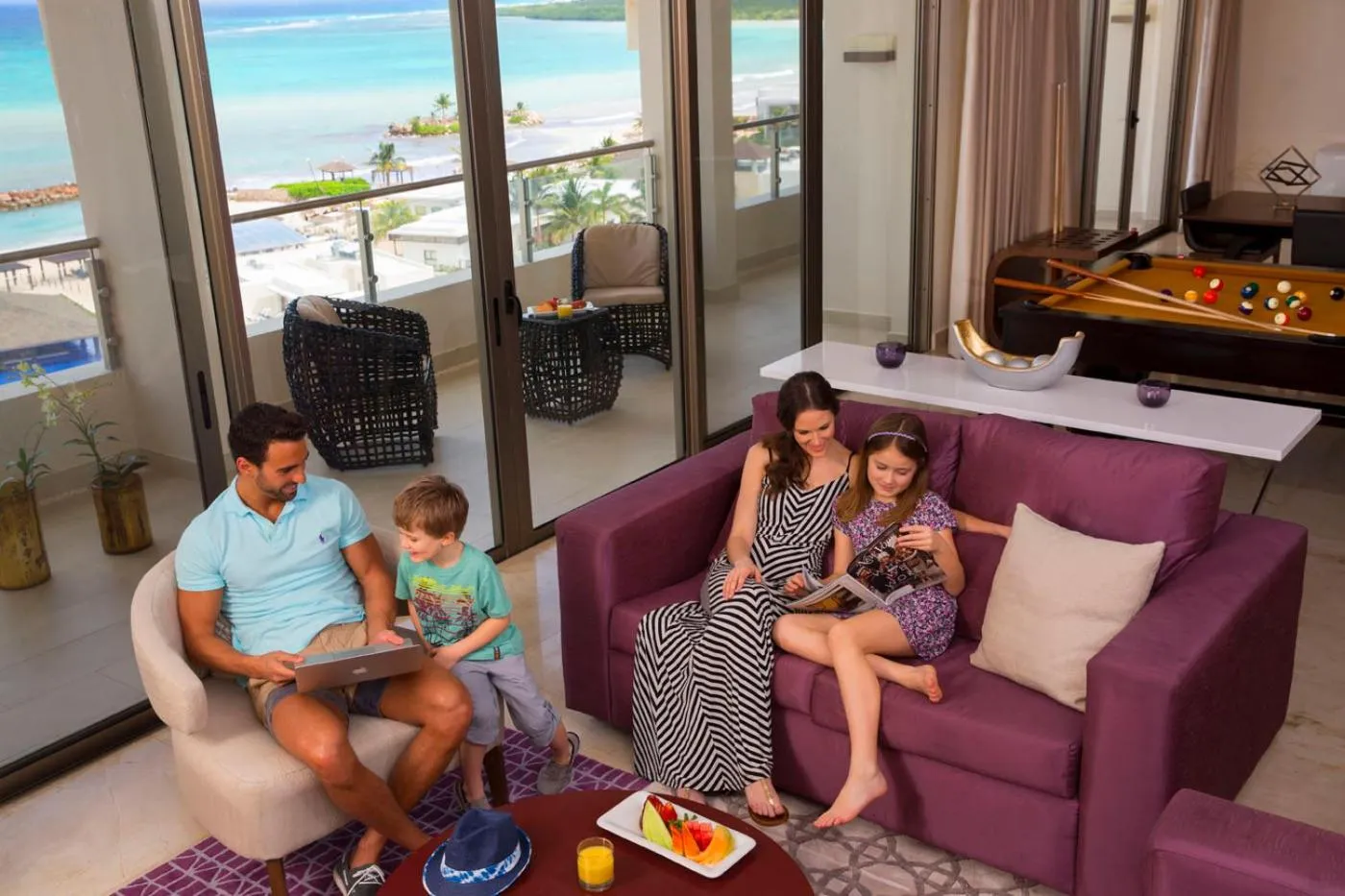 Living room in Royalton Blue Waters Montego Bay, An Autograph Collection All-Inclusive Resort