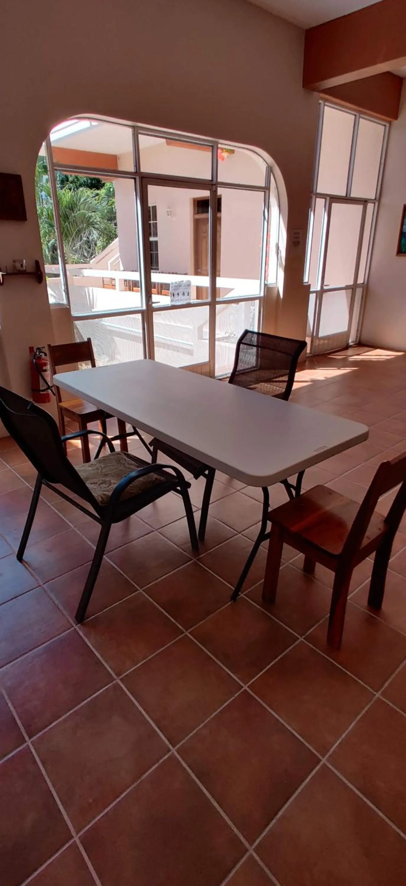 Dining area in The Crimson Orchid Inn at Orchid Bay