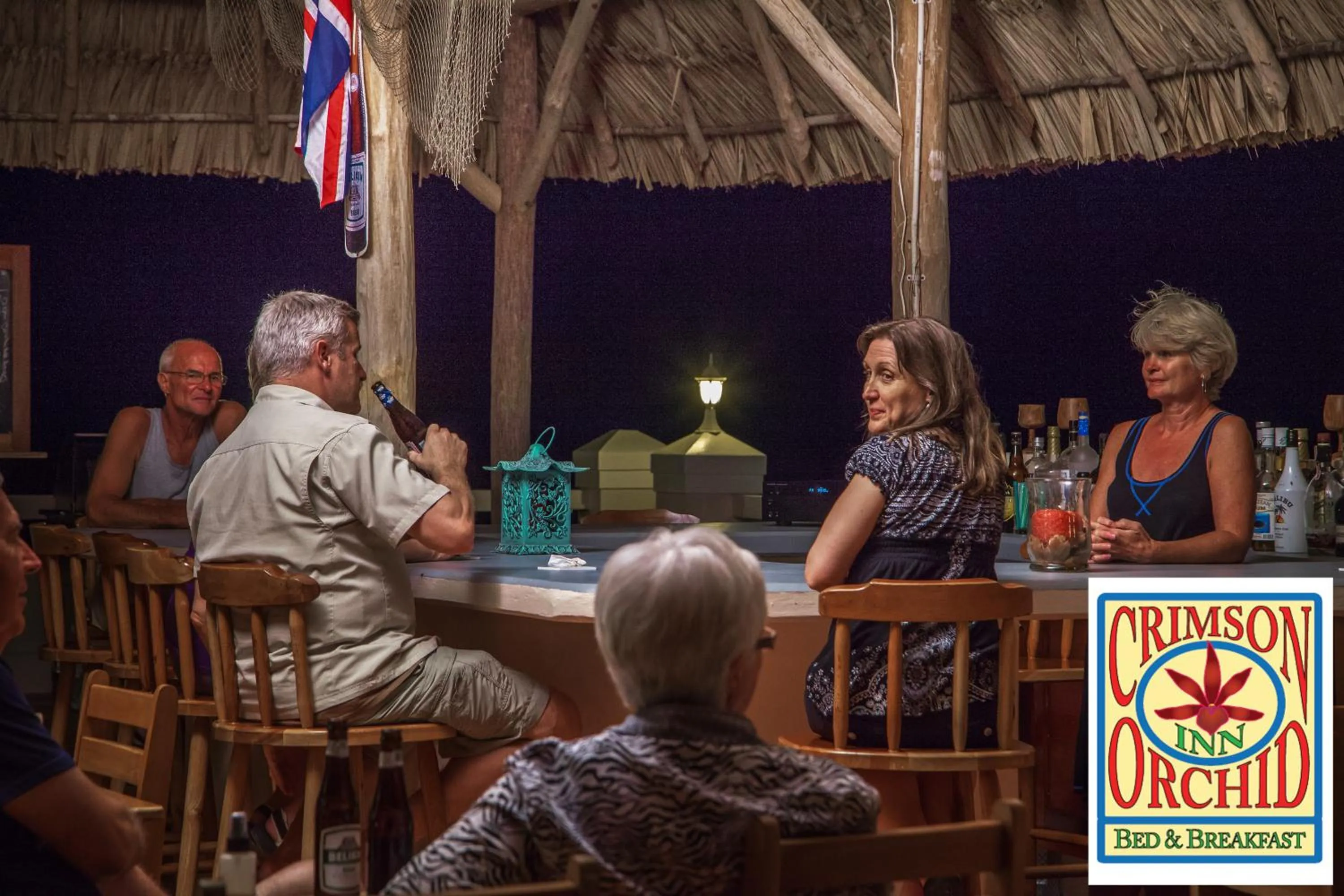 Drinks in The Crimson Orchid Inn at Orchid Bay