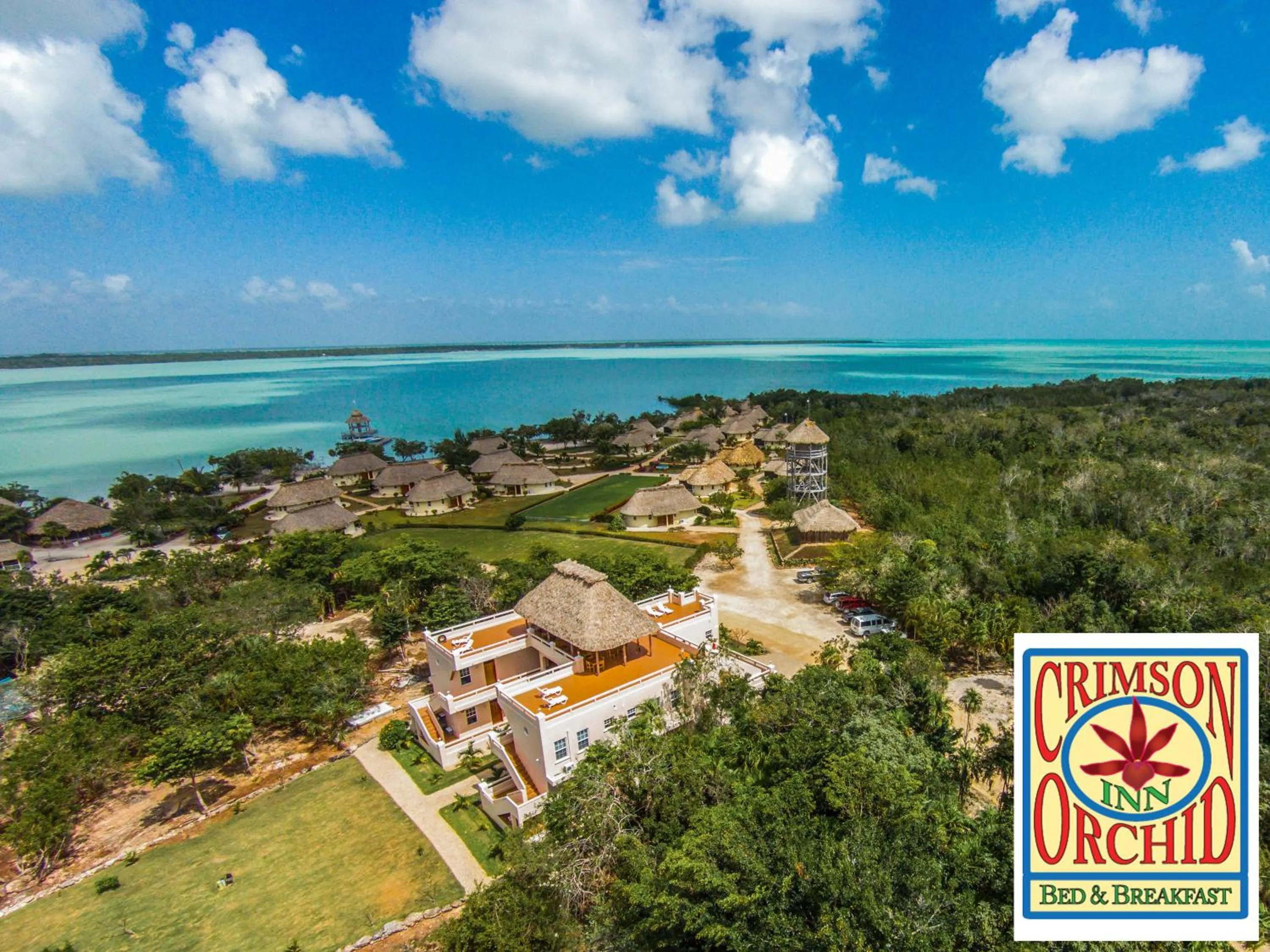 Bed in The Crimson Orchid Inn at Orchid Bay