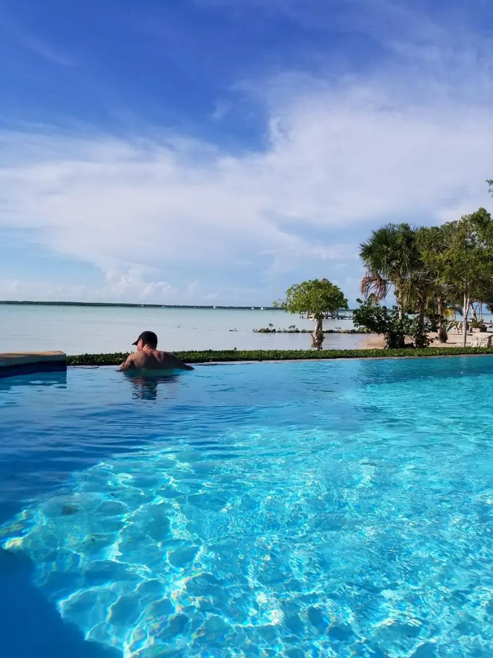 Swimming pool in The Crimson Orchid Inn at Orchid Bay