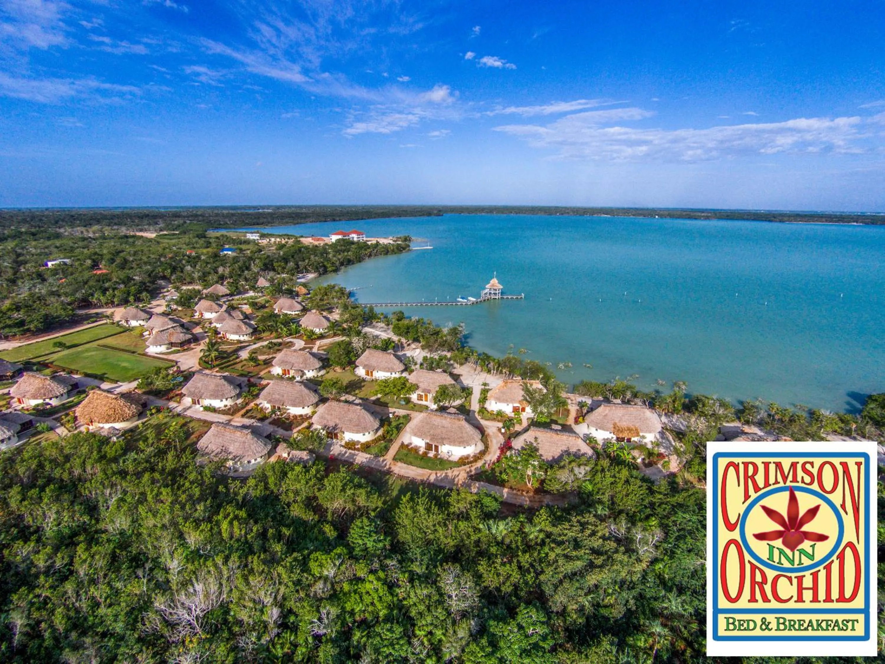 Bird's eye view in The Crimson Orchid Inn at Orchid Bay