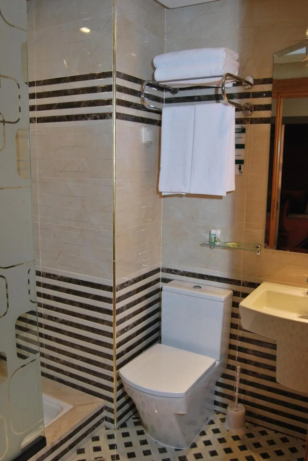 Shower in Rofaida Appart'Hotel